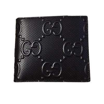 eBay Gucci Men s Black GG Embossed Leather Wallet   WGR038