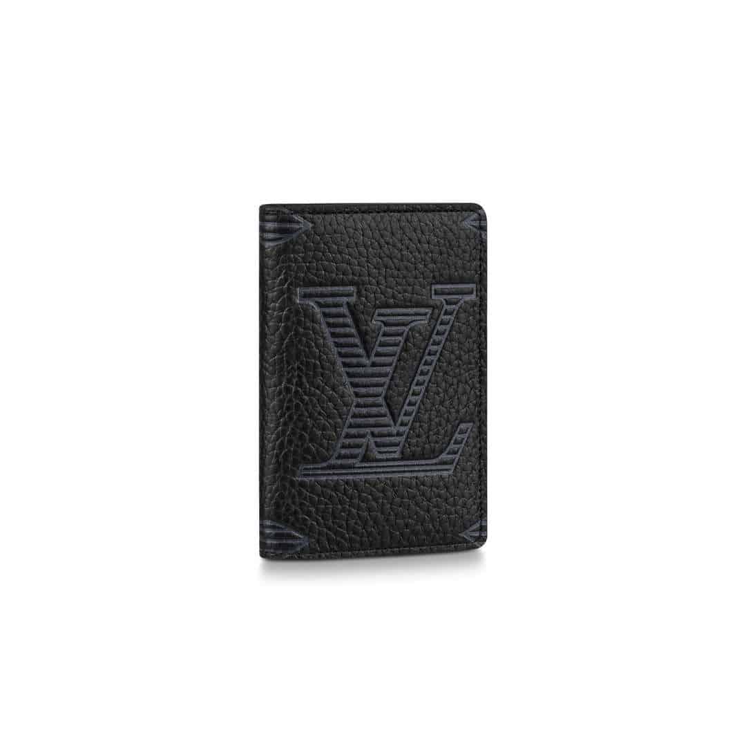 Louis Vuitton Pocket Organizer Taurillon Shadow Leather M80038   RRG025