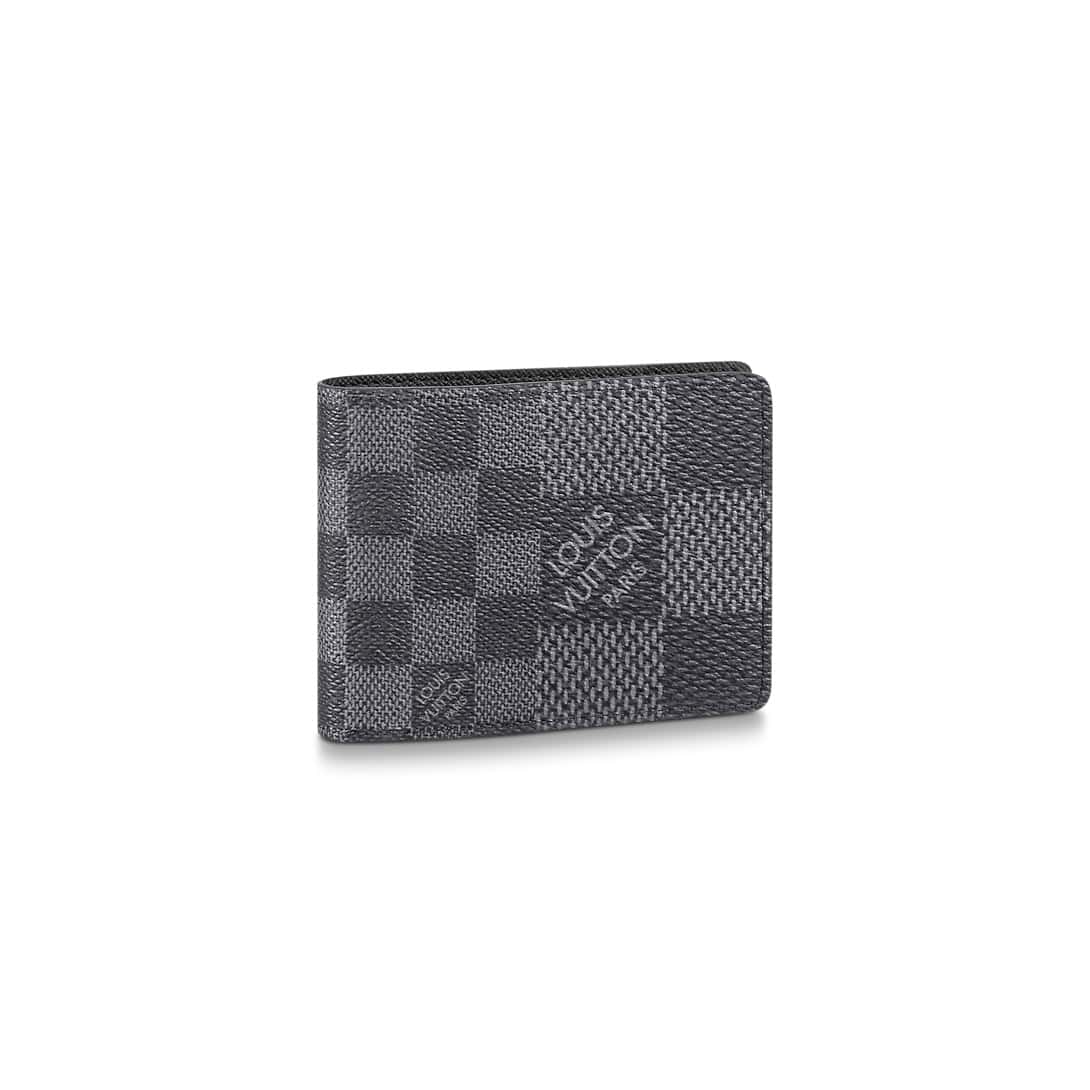 LV MULTIPLE WALLET DAMIER GRAPHITE   RRG097