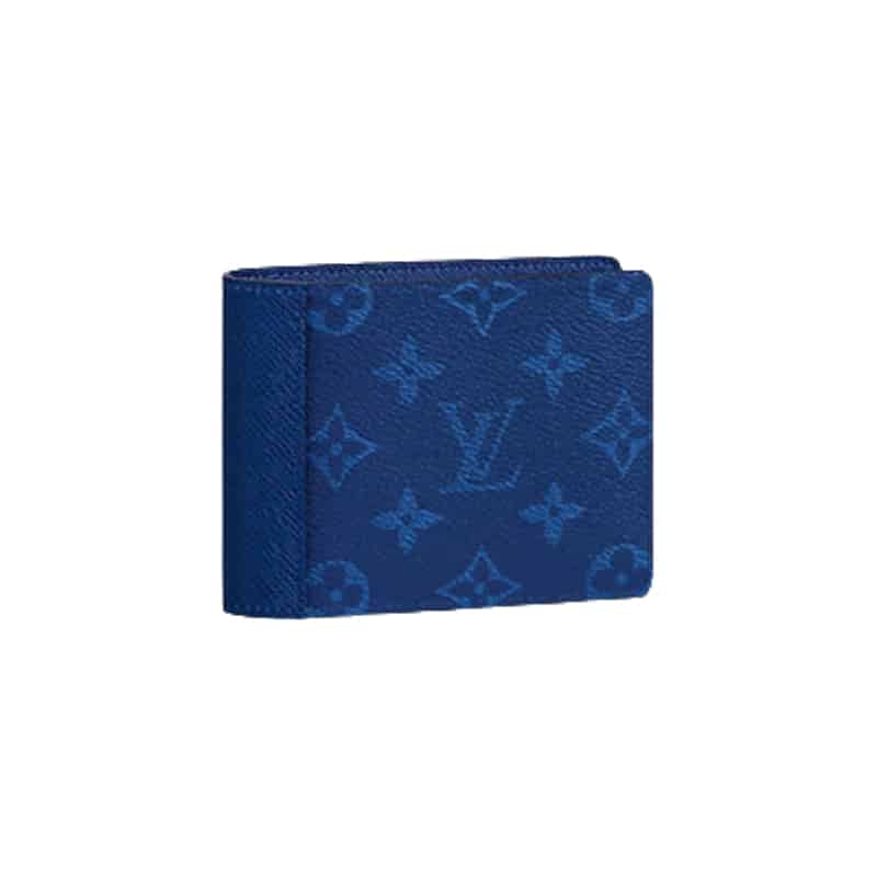 LOUIS VUITTON BLUE MULTIPLE WALLET
