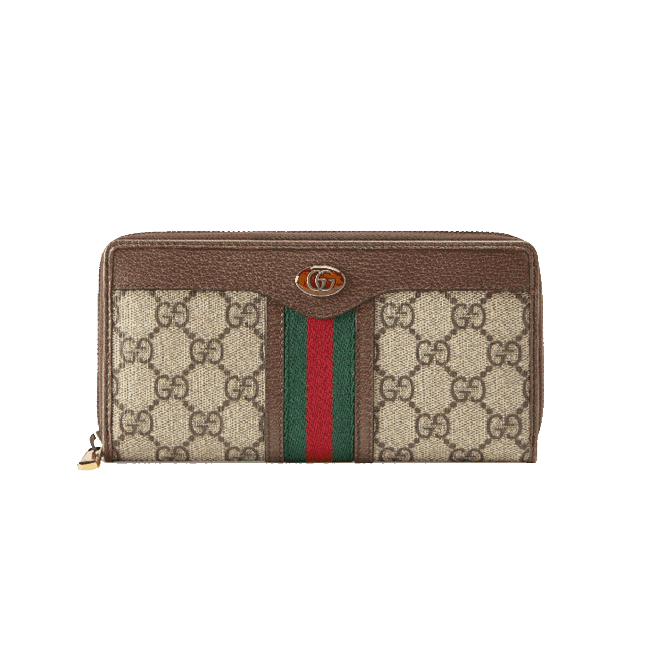 GUCCI OPHIDIA GG ZIP AROUND WALLET
