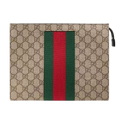 Gucci Supreme Web pouch   WGR074