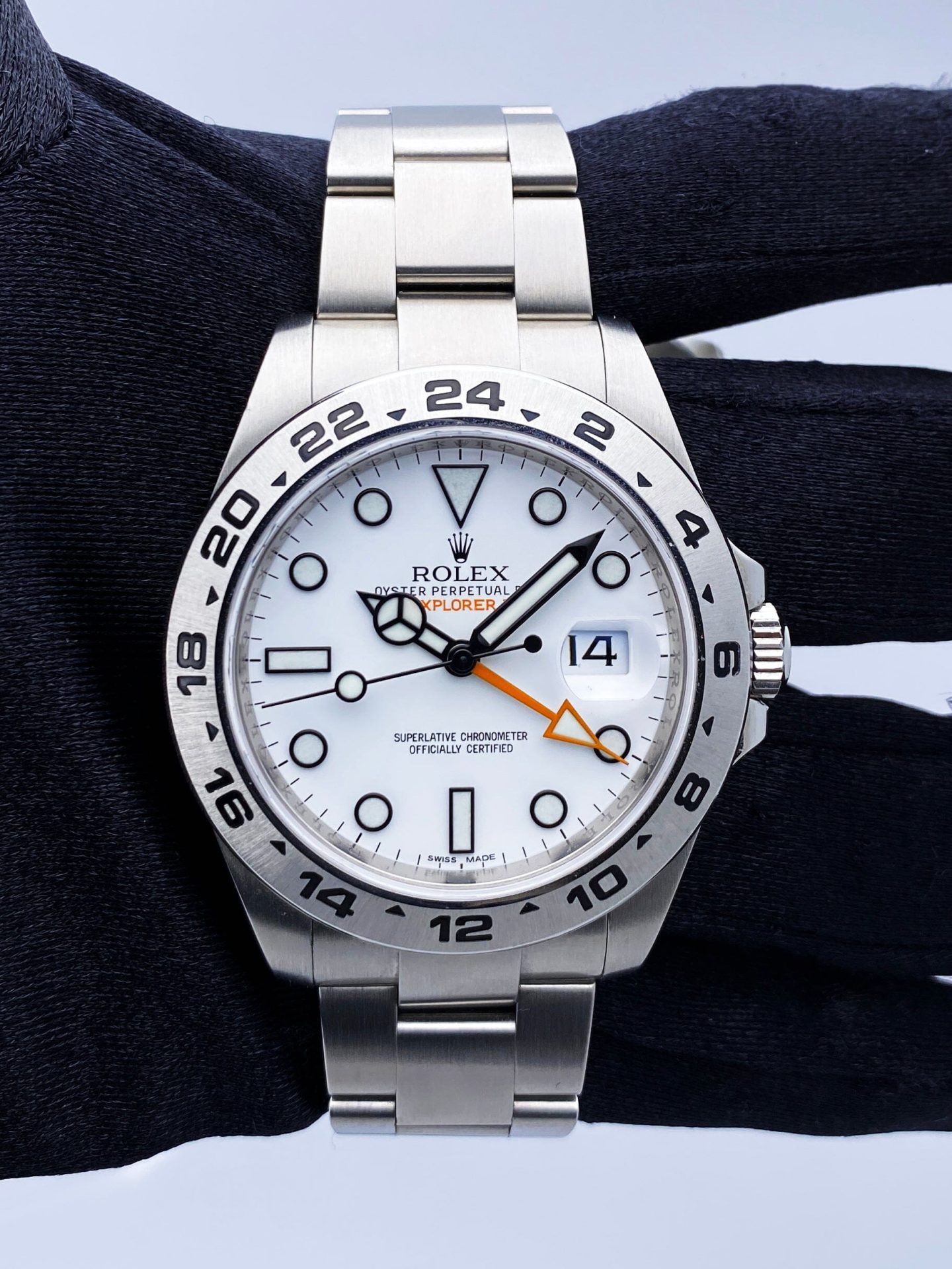 Rolex Explorer II 216570 Mens Watch Box Papers