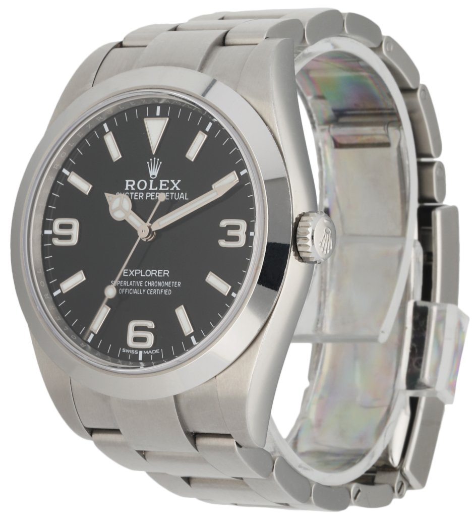 Rolex Explorer 214270 MK2 Dial Men’s Watch Box   Papers