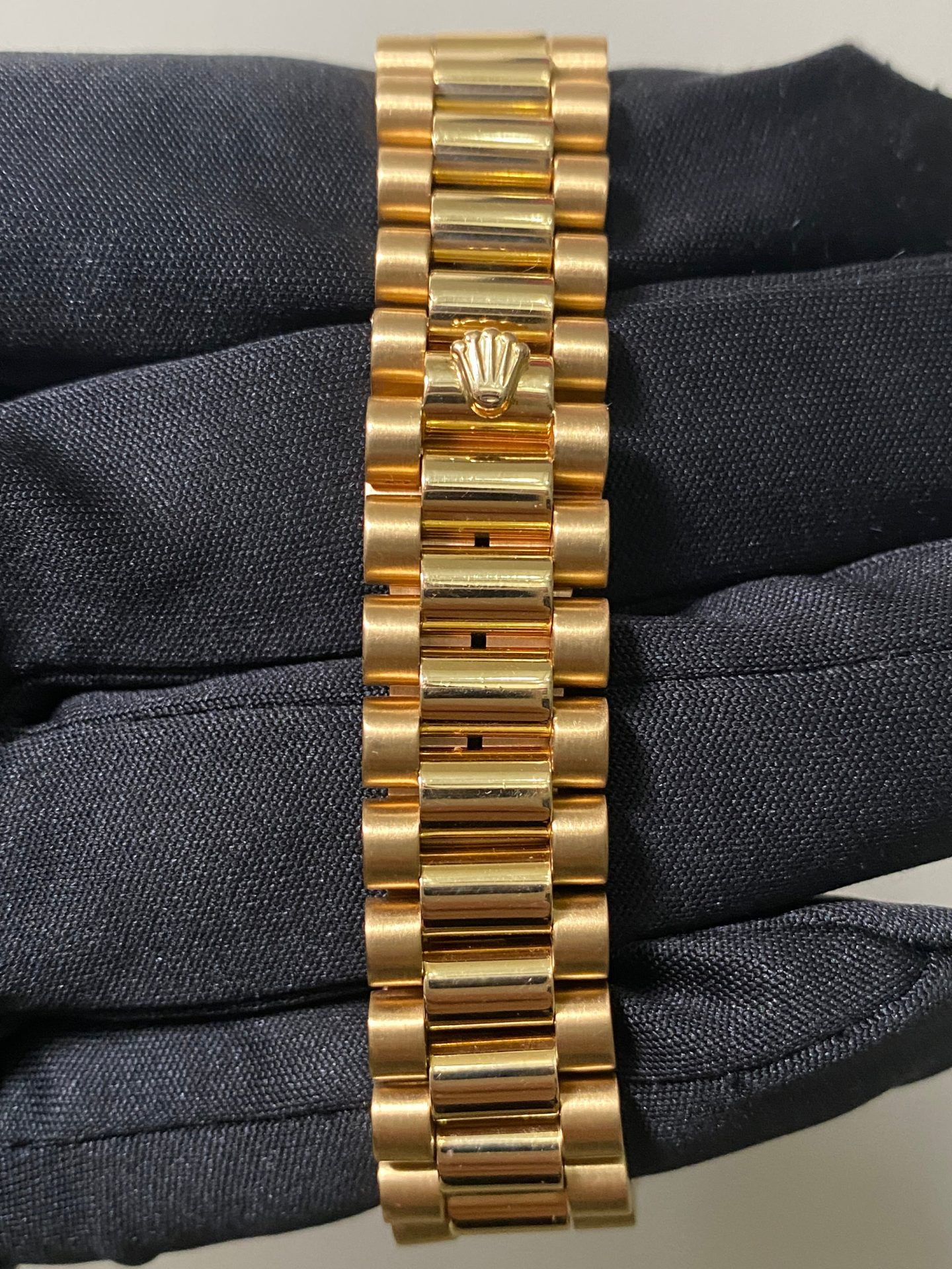 Rolex Datejust 68158 President Marble Dial Ladies Watch