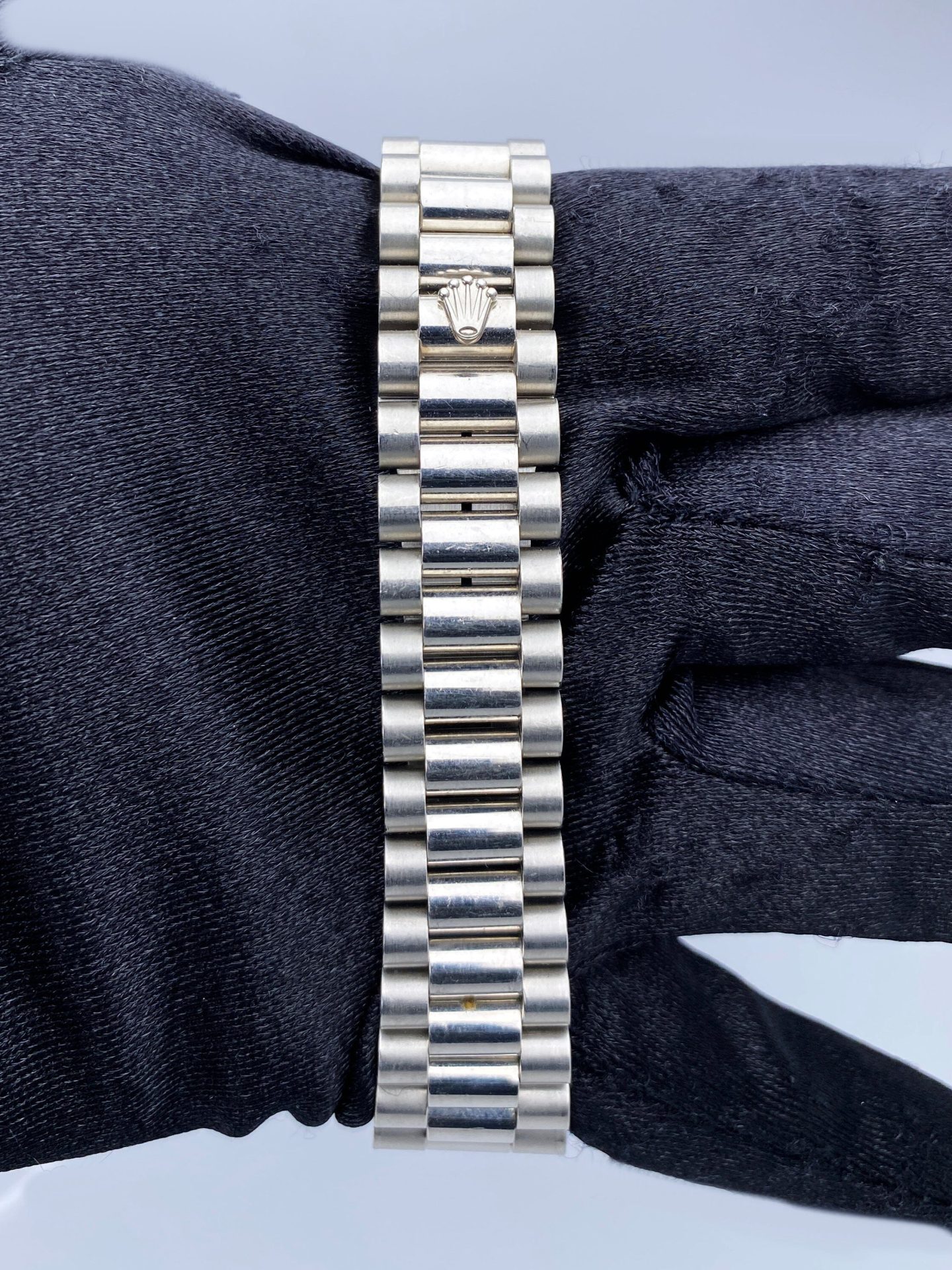 Rolex Datejust 68246 Platinum Diamond Anniversary Dial Midsize Watch