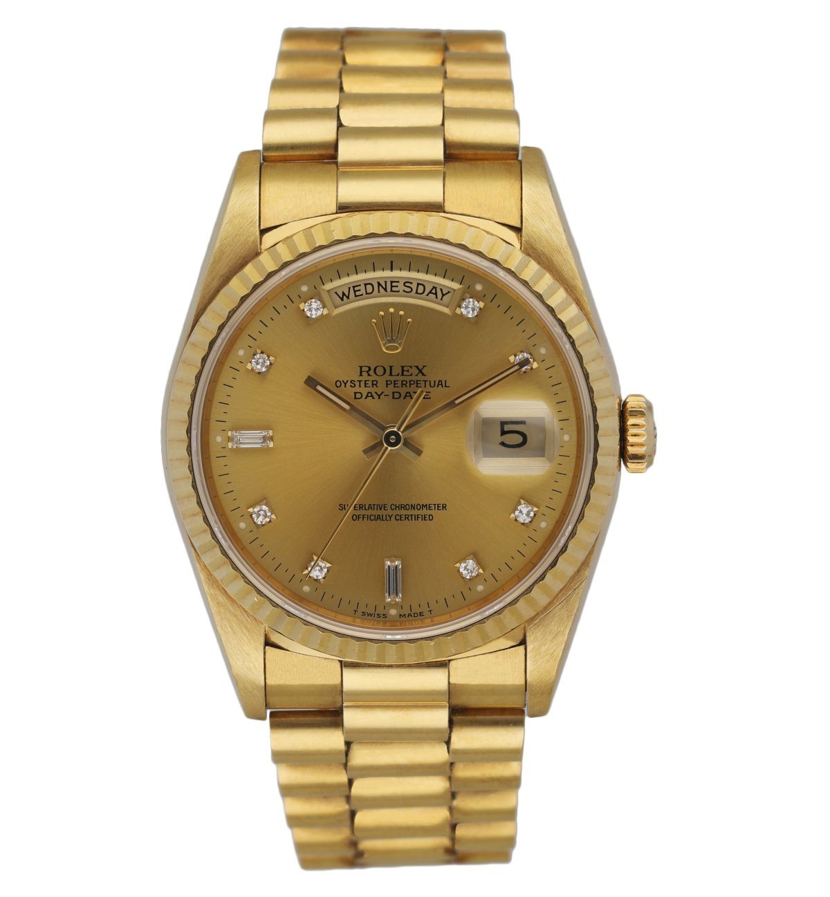 Rolex Day Date 18238 President Diamond Dial Men s Watch