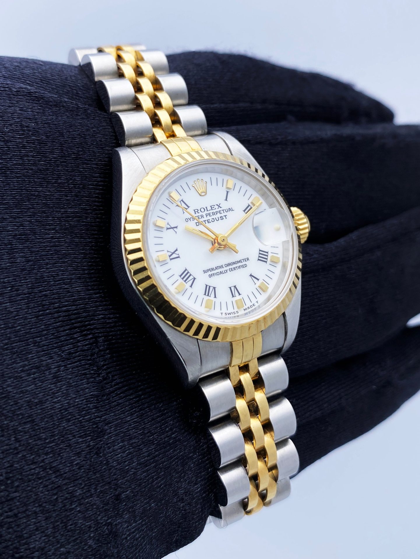 Rolex Datejust 69173 White Dial Ladies Watch