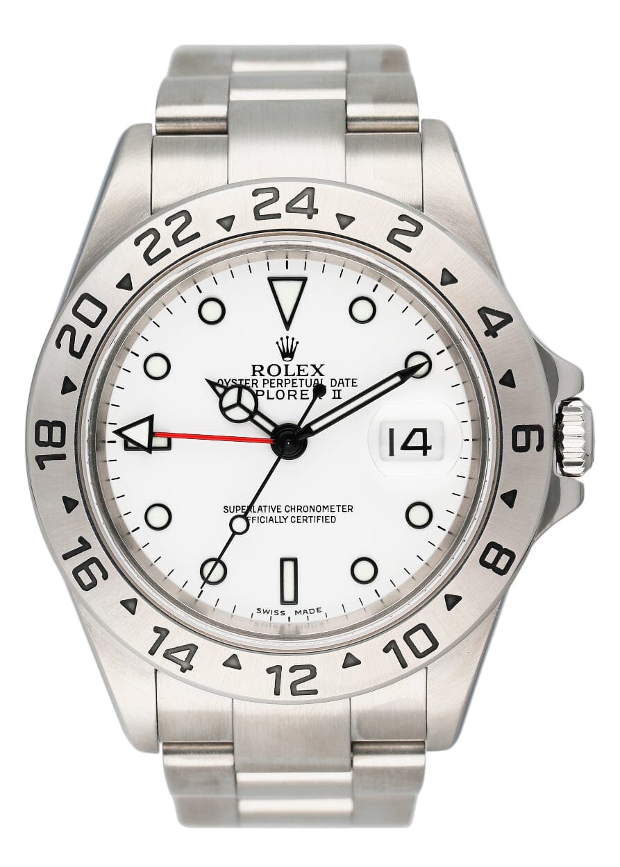 Rolex Explorer II 16570T White Dial Mens Watch