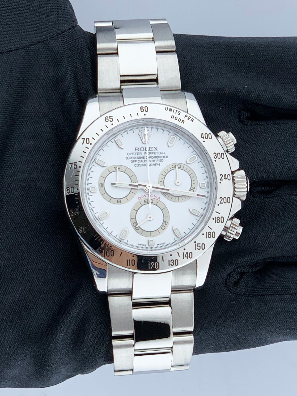 Rolex Daytona Cosmograph 116520 Steel White Dial Mens Watch