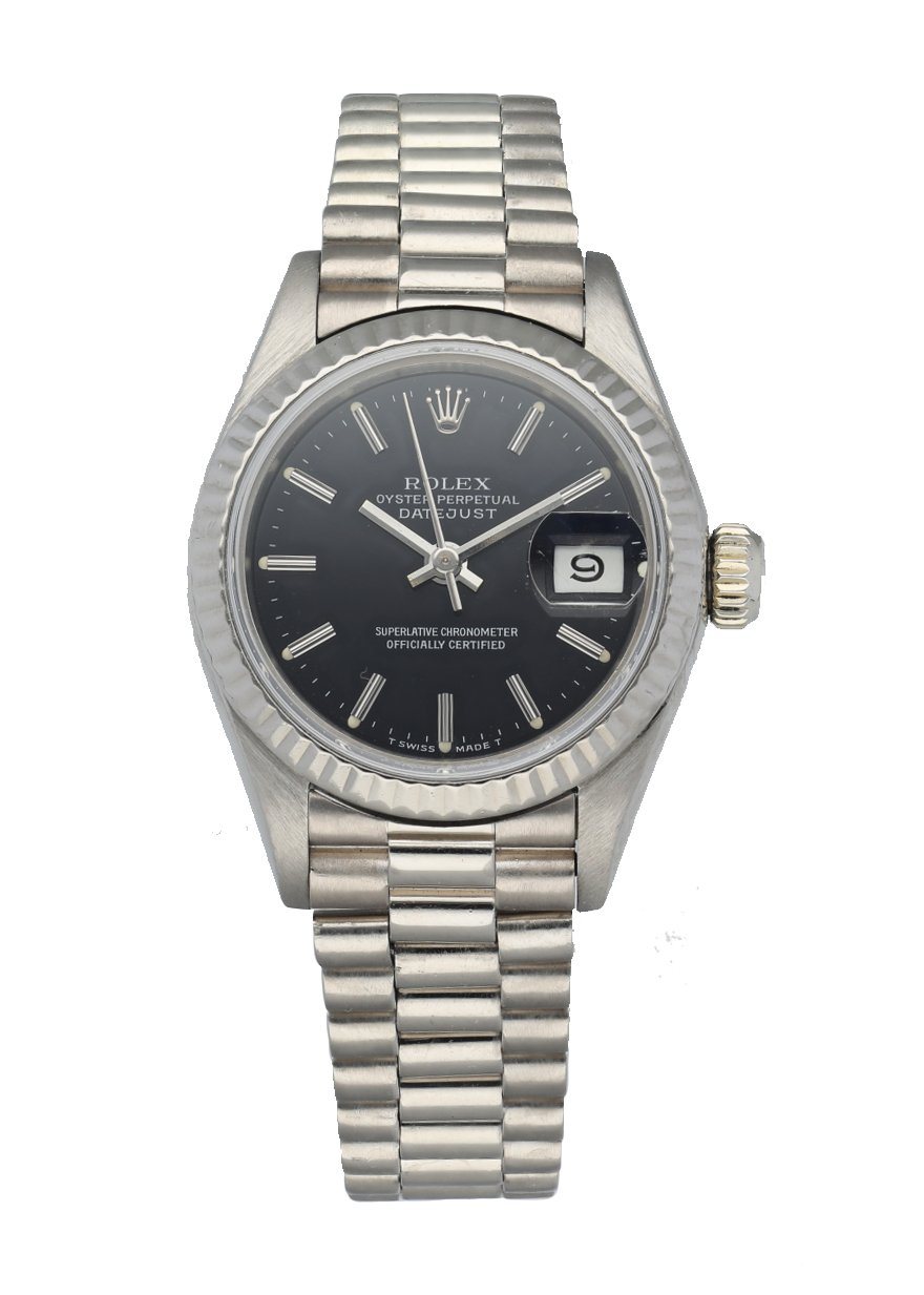 Rolex Datejust 69179 White Gold Ladies Watch Box   Papers