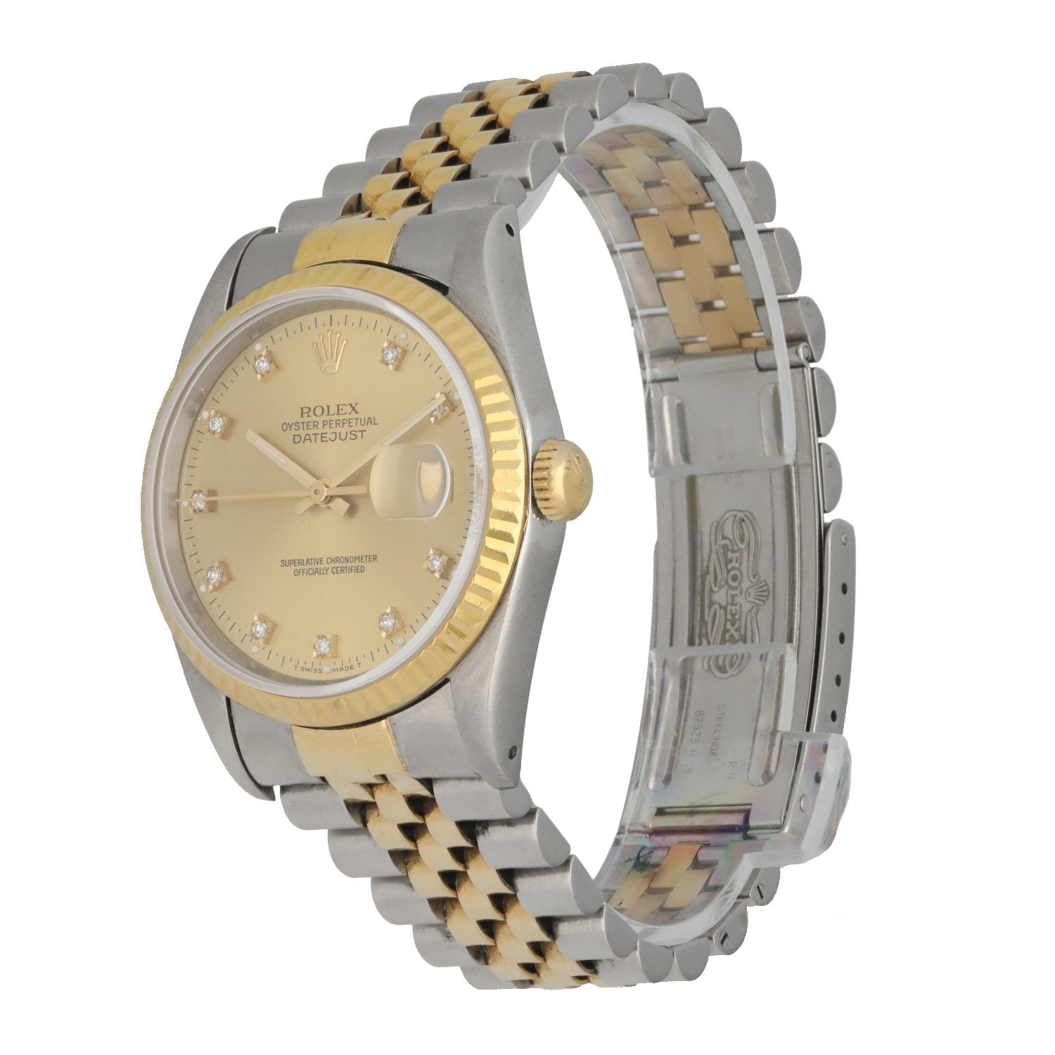 Rolex Datejust 16233 Diamond Dial Men s Watch