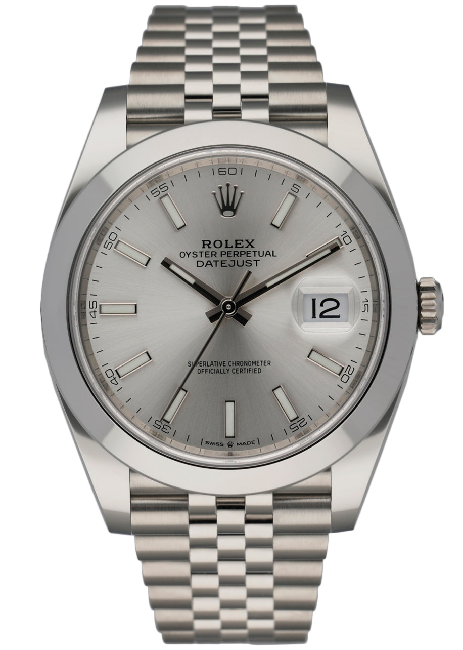 Rolex Datejust 41 126300 Mens Watch Box   Papers