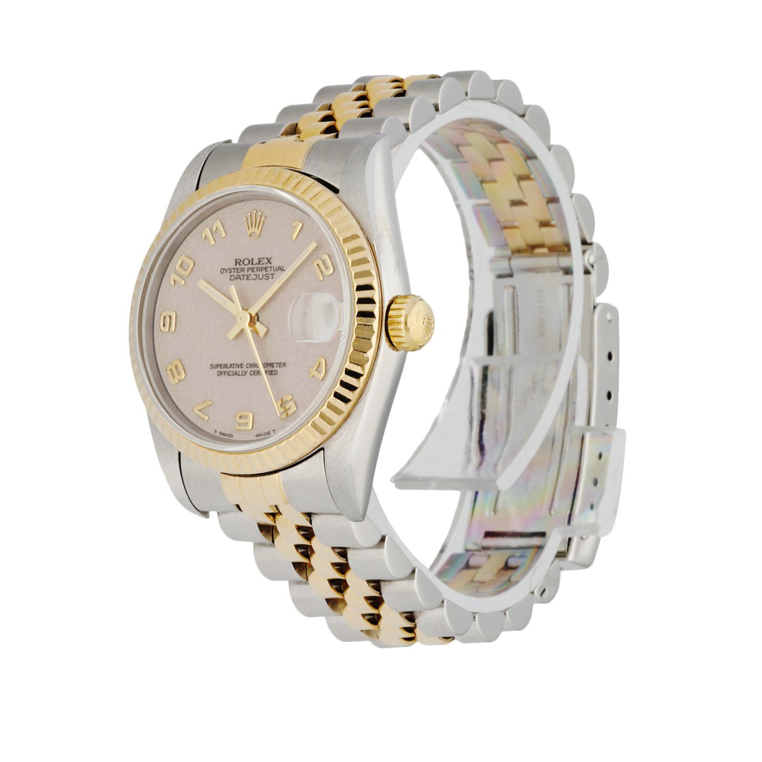 Rolex Datejust 68273 Midsize Anniversary Dial  With Papers