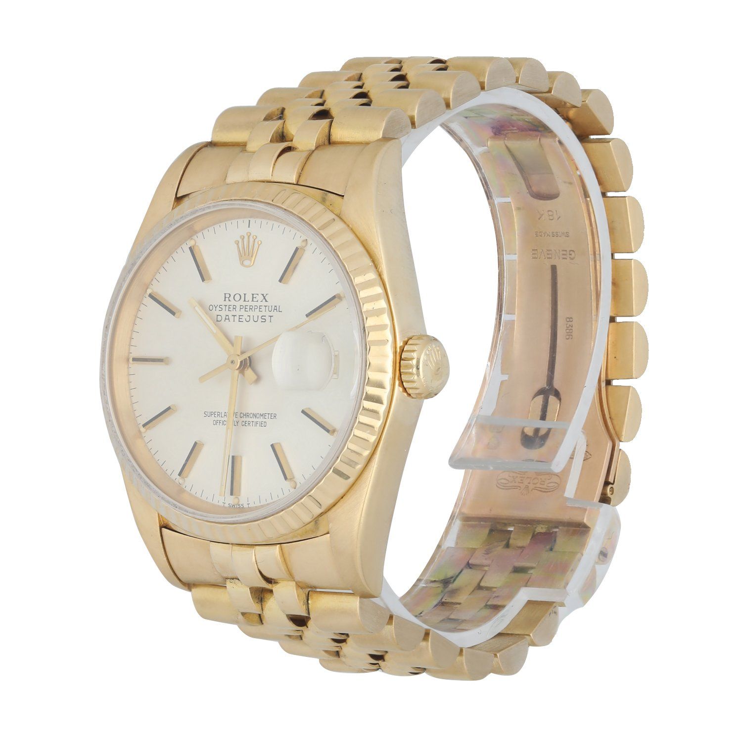 Rolex Datejust 16238 18k Yellow Gold Men s Watch