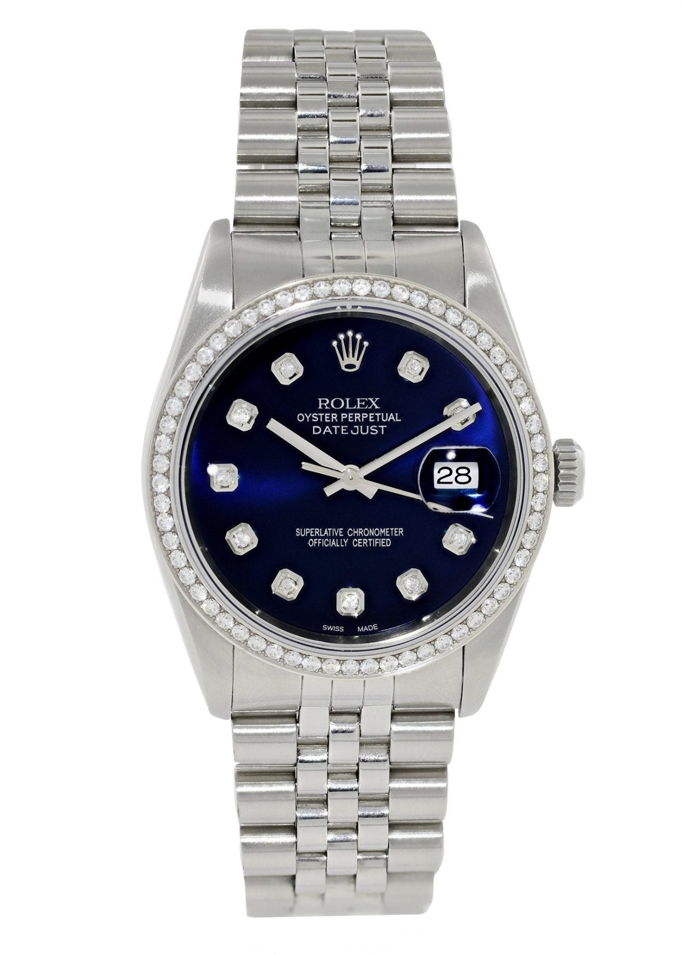 Rolex Datejust 16234 Diamond Men Watch