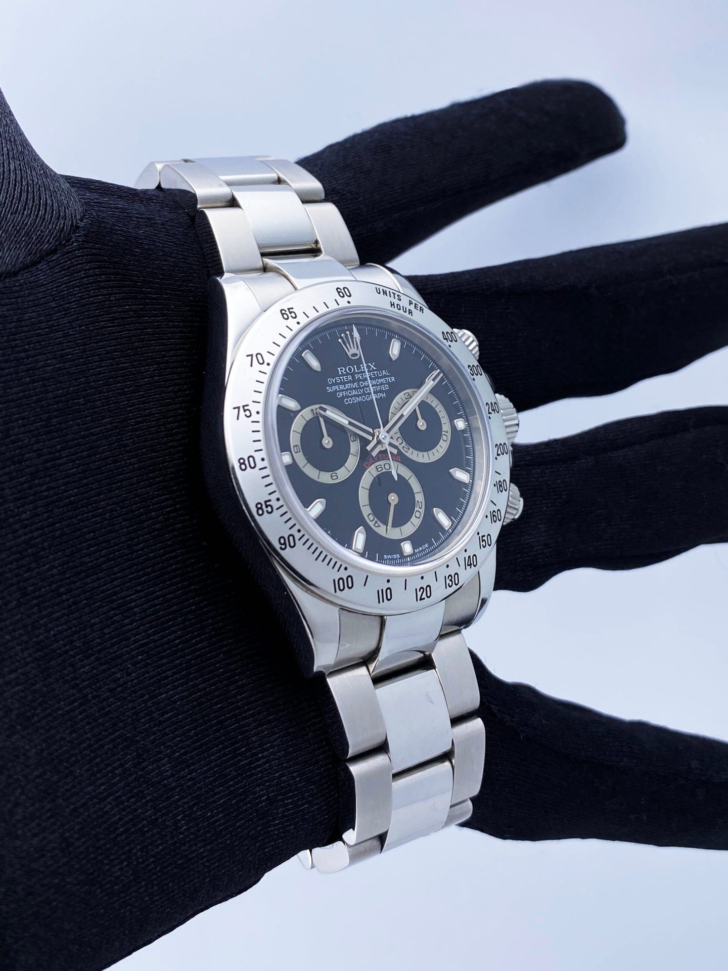 Rolex Daytona 116520 Black Dial Stainless Steel Mens Watch