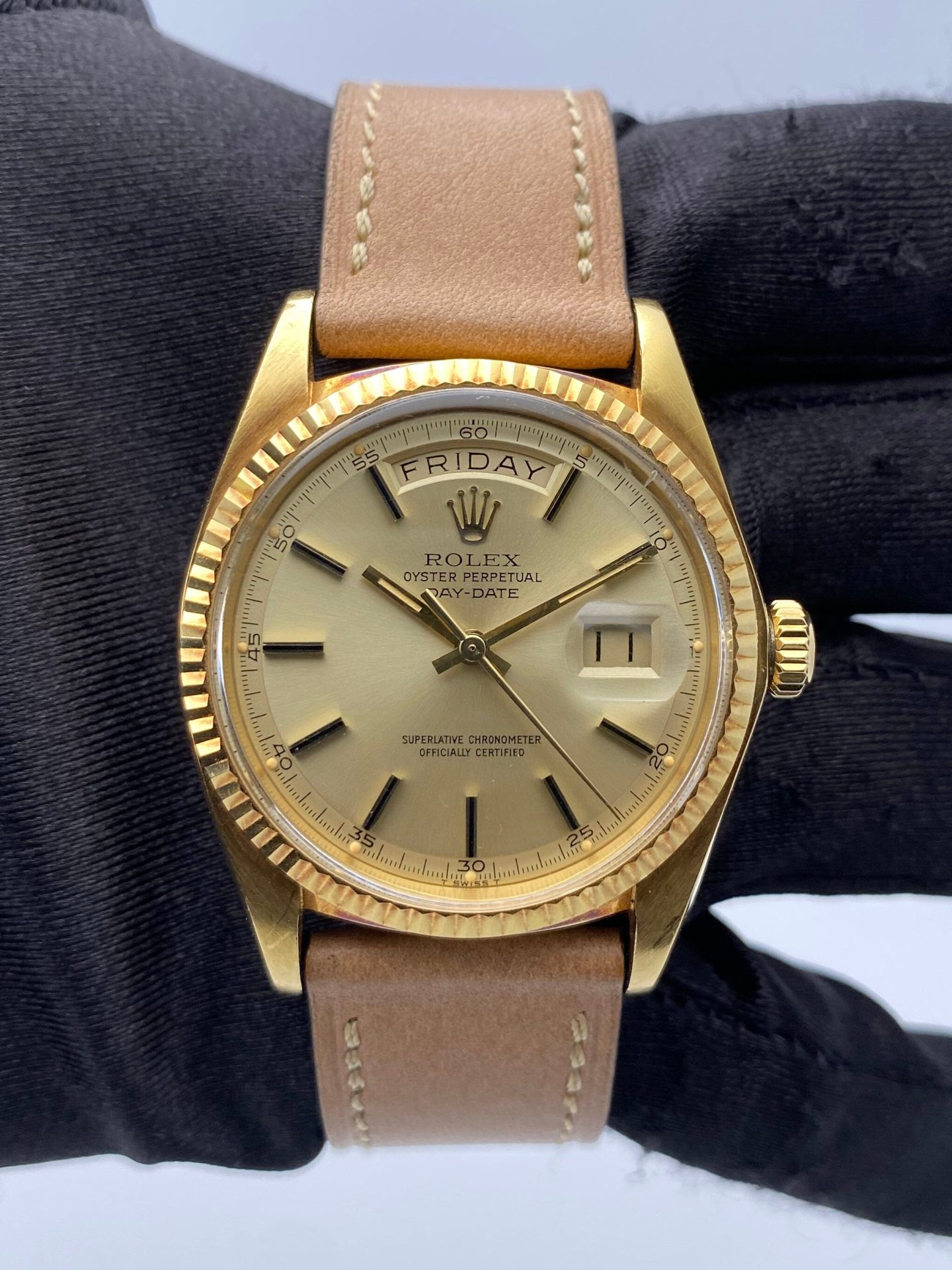 Rolex Day Date 1803 18K Yellow Gold Mens Watch