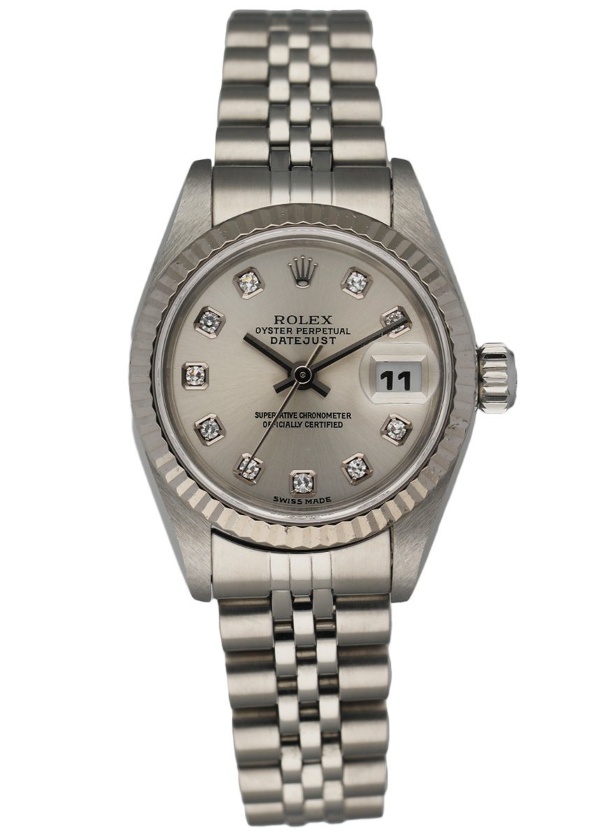 Rolex Datejust 79174 Diamond Dial Ladies Watch Box   Paper