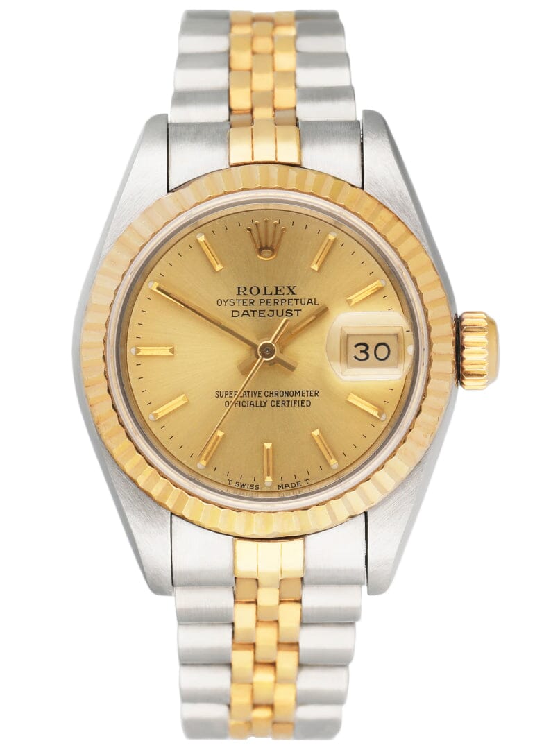 Rolex Datejust 69173 Champgane Dial Ladies Watch
