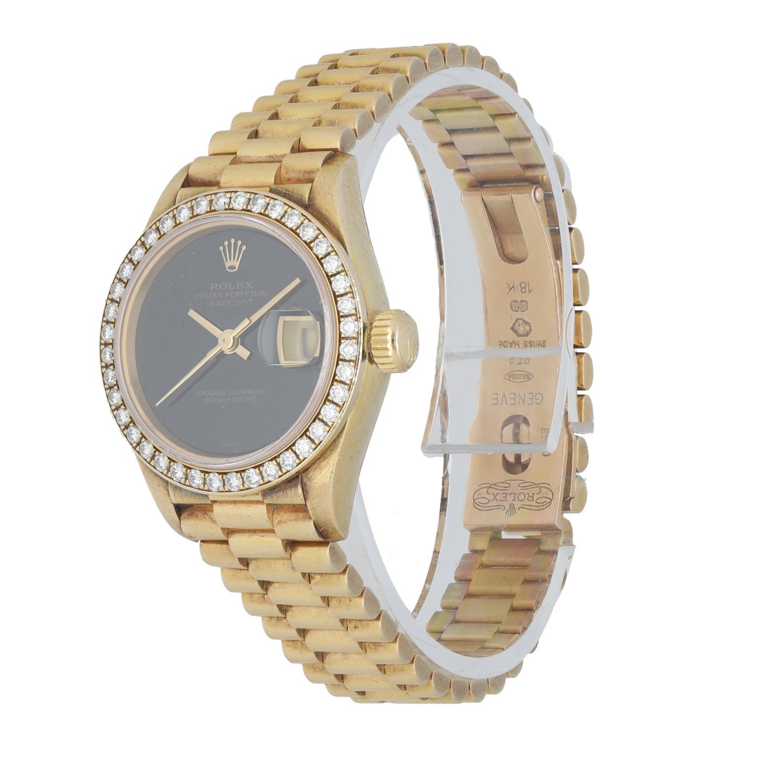 Rolex Datejust 69138 Onyx Dial  Ladies Watch Box   Papers