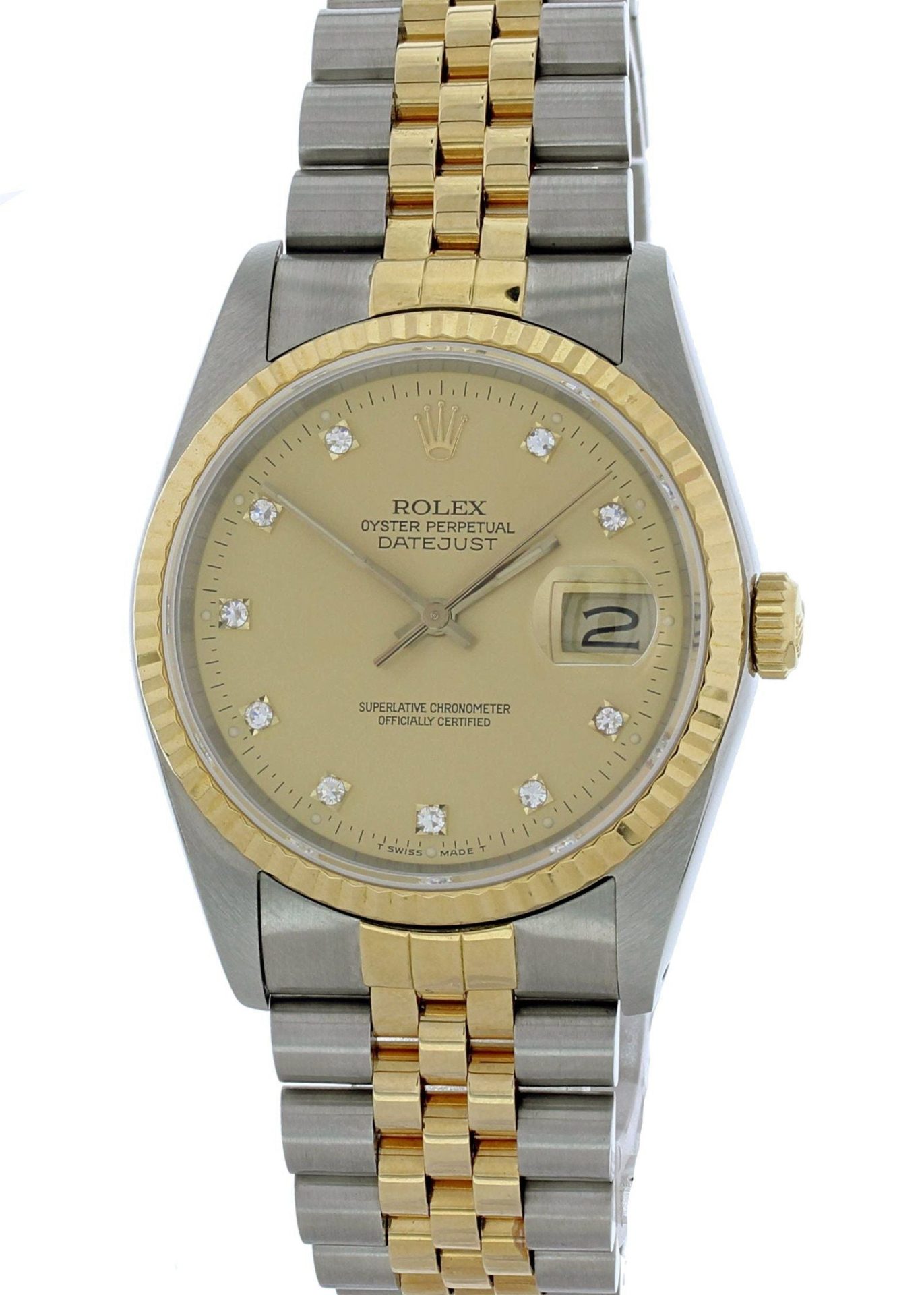 Rolex Datejust 16233G Men Watch Original Box   Papers