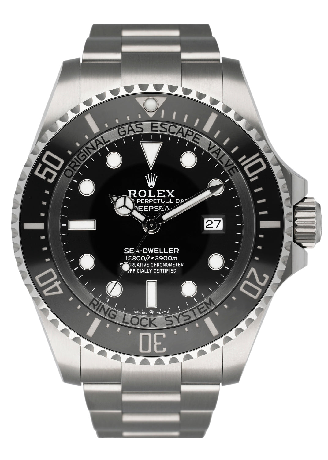 Rolex Oyster Deepsea 126660 Black Dial Mens Watch Box   Papers