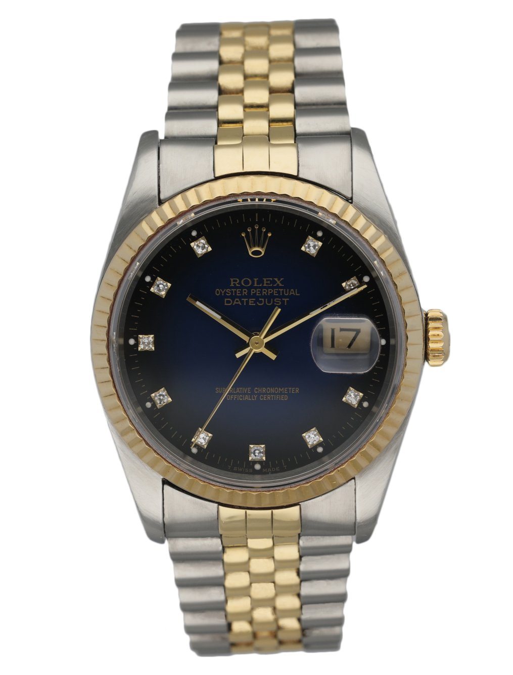 Rolex Datejust 16233 Silver Dial Men��s Watch Serial Number L957951