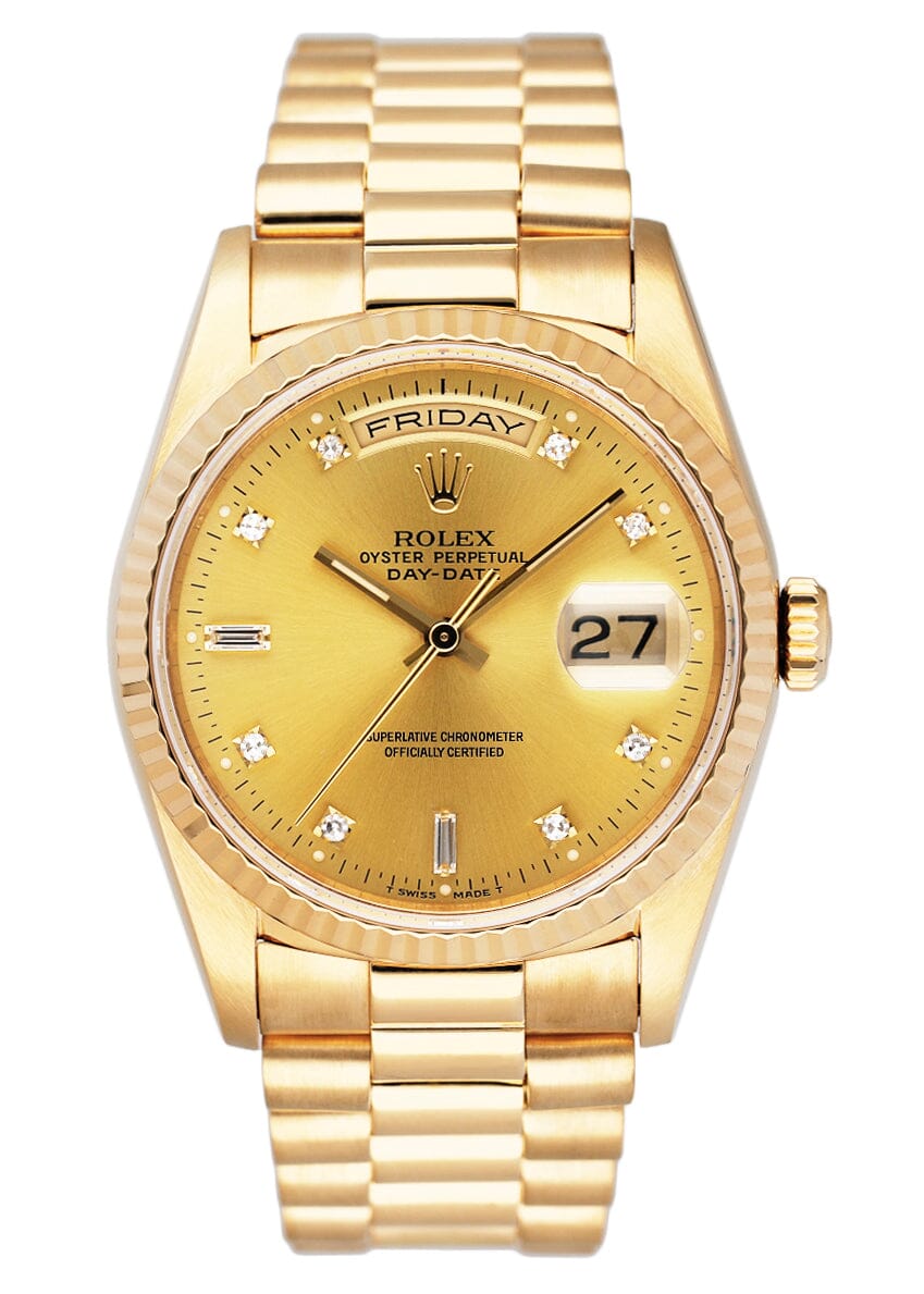 Rolex Day Date 18238 Black Dial