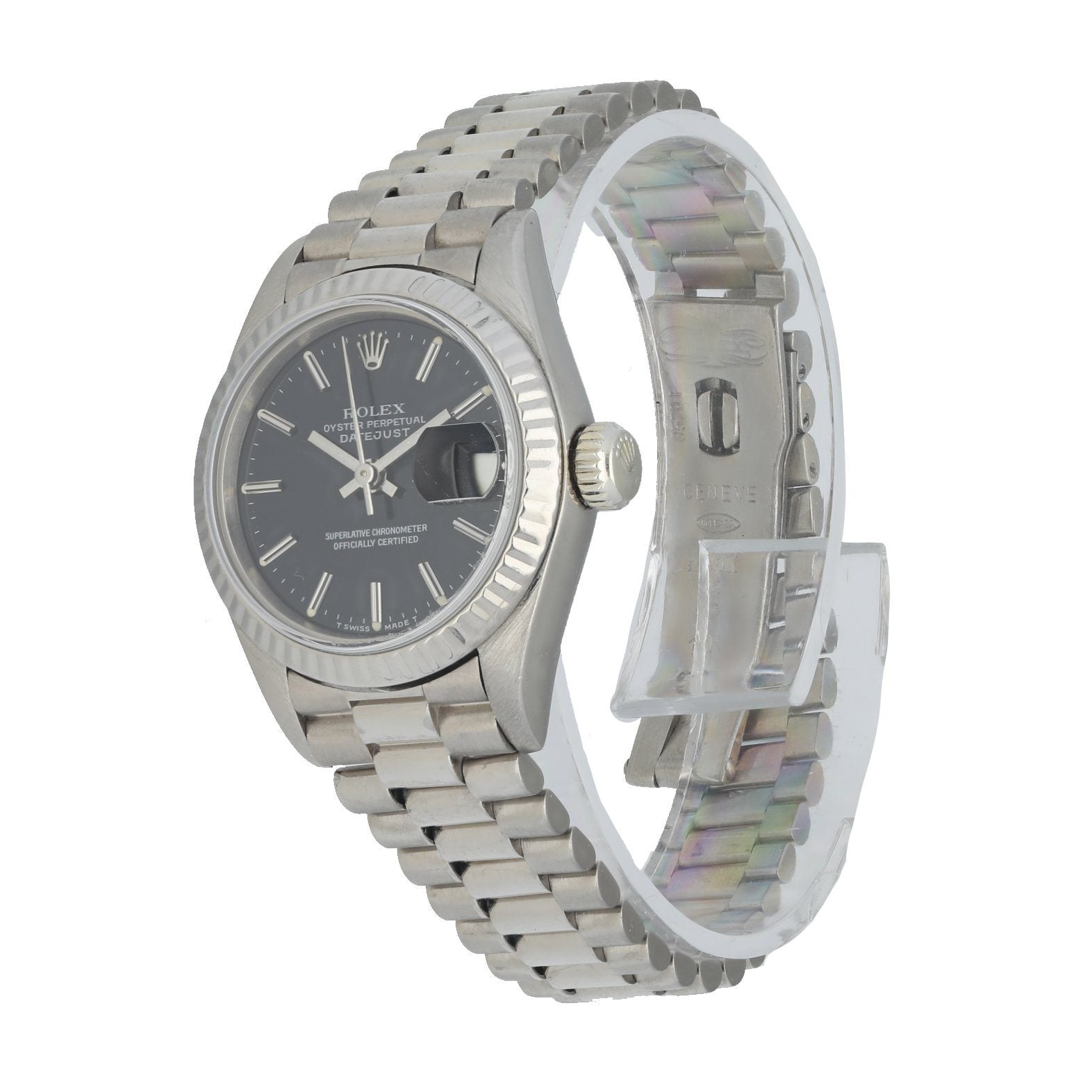 Rolex Datejust 69179 White Gold Ladies Watch Box   Papers