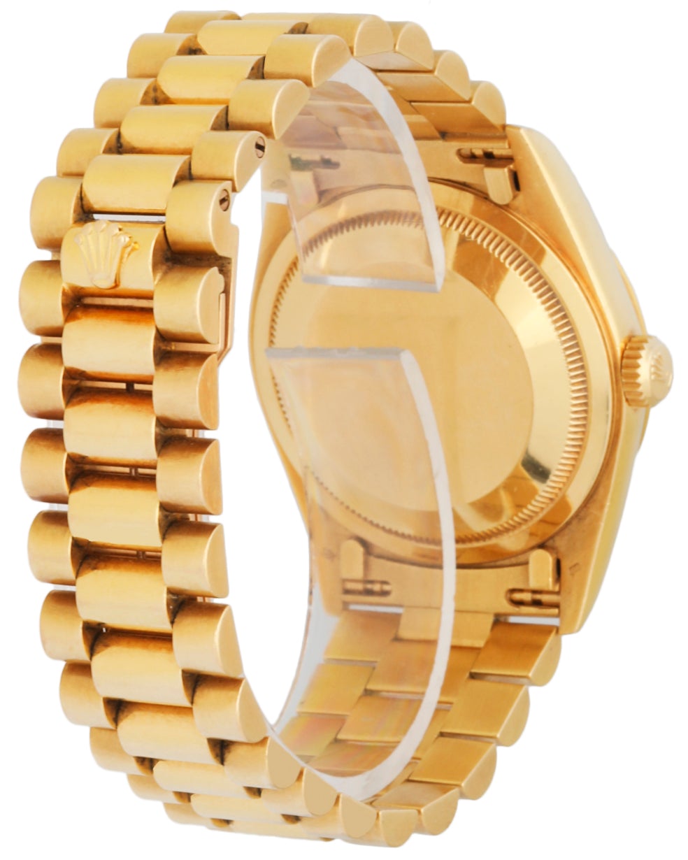 Rolex Day Date 18238 18K Yellow Gold Men s Watch Box   Papers