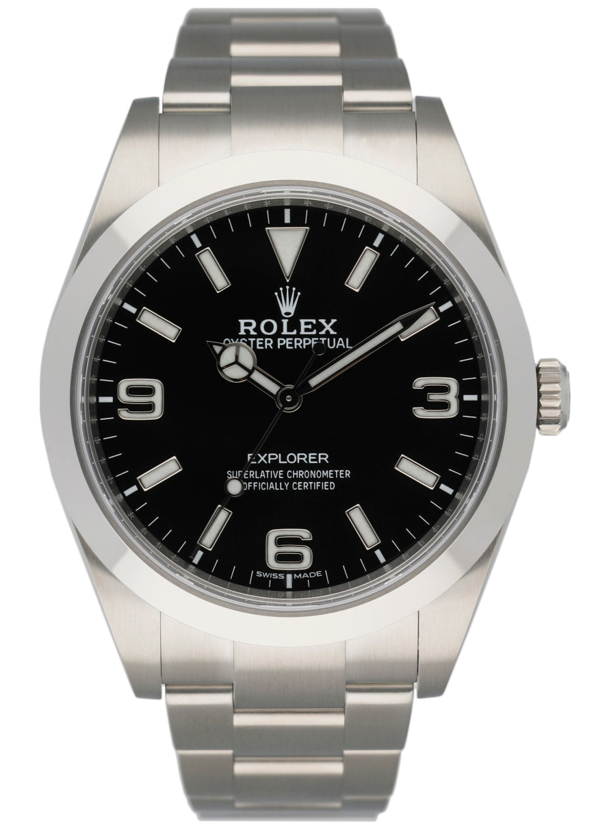 Rolex Explorer 214270 MKII Dial Mens Watch Box Papers