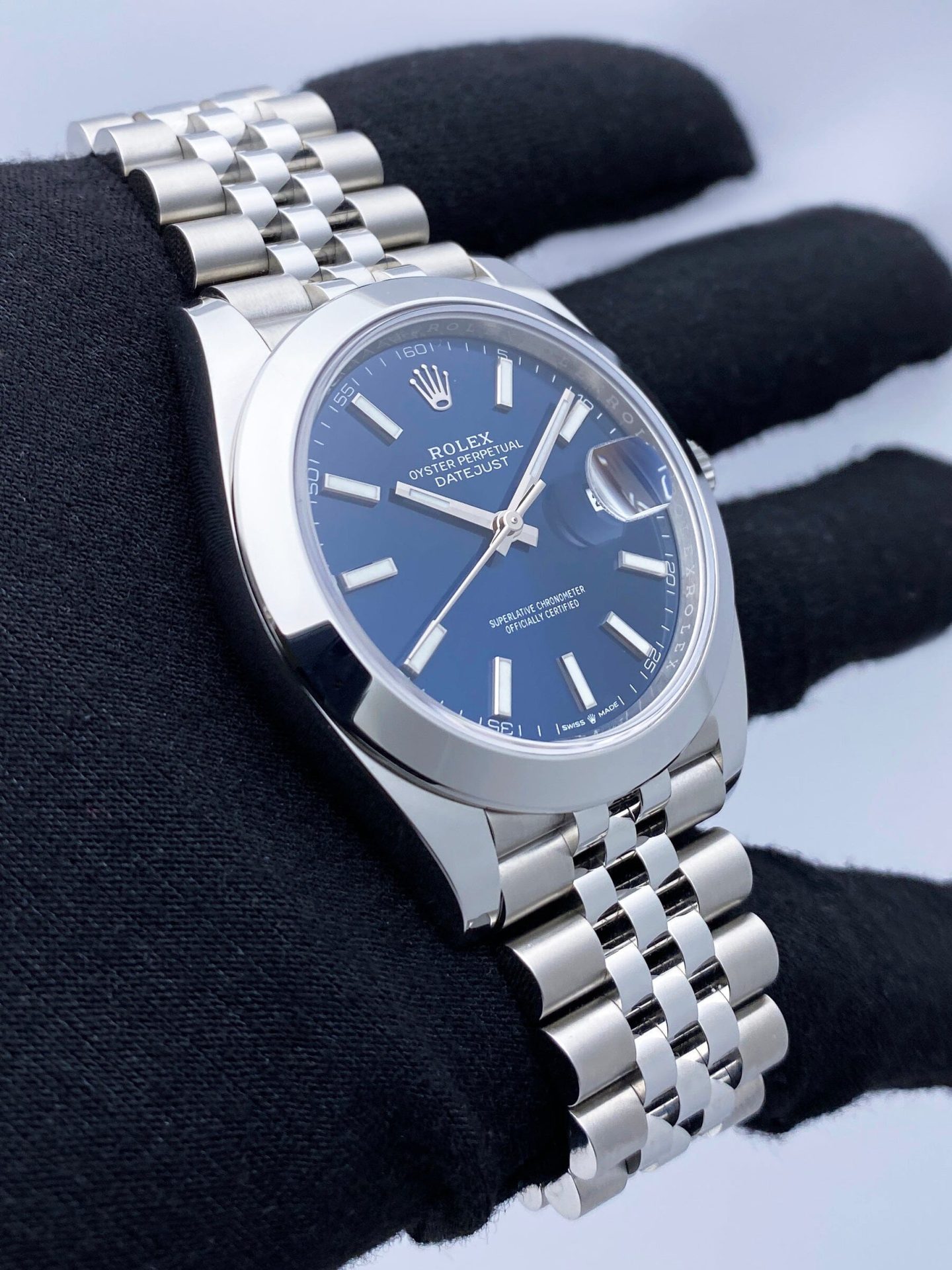 Rolex Datejust 41 126300 Blue Dial Mens Watch