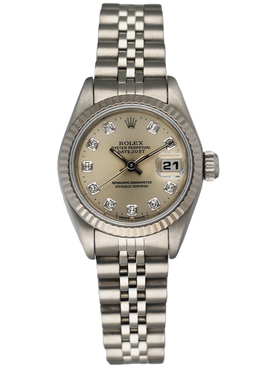 Rolex Datejust 69174 Diamond Dial Ladies watch