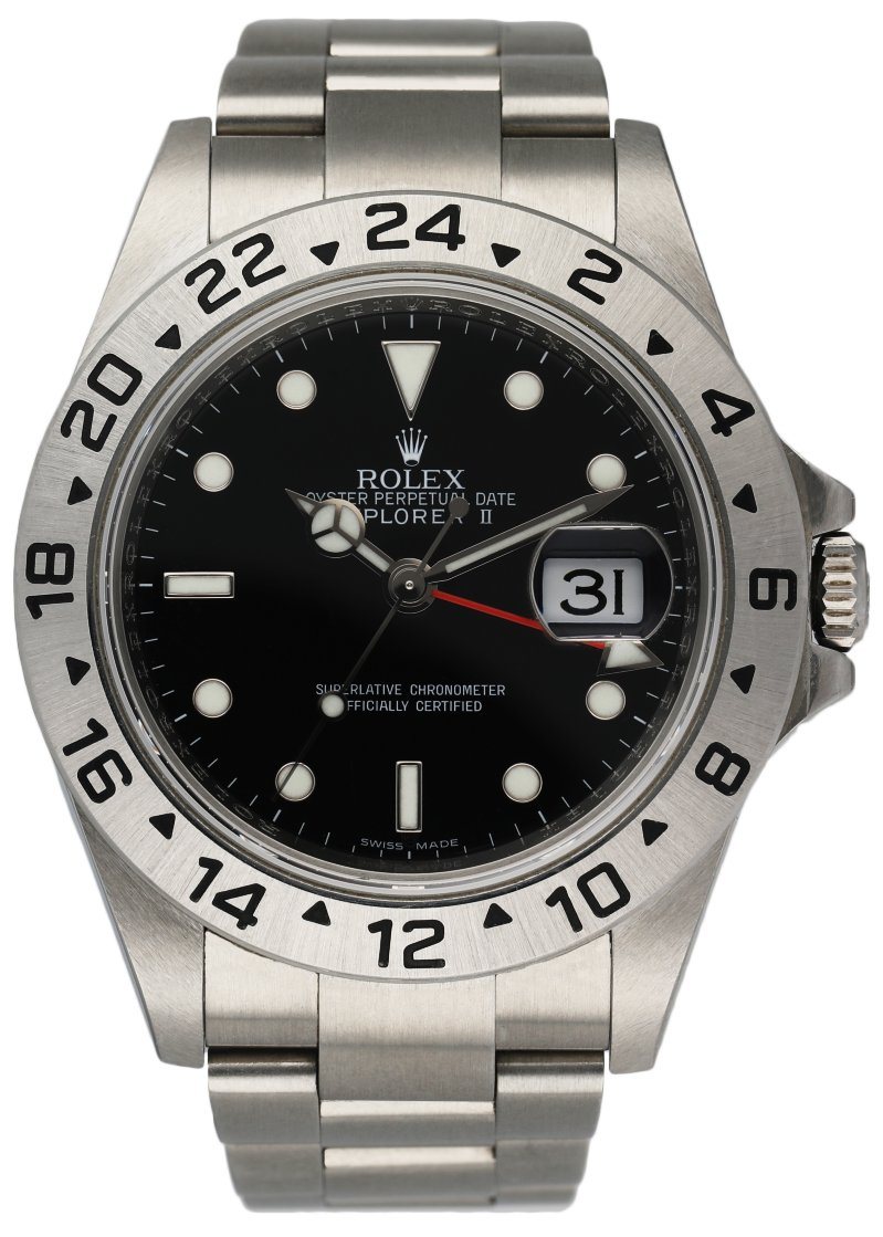 Rolex Explorer II 16570 Engraved Rehaut Men s Watch Box   Papers