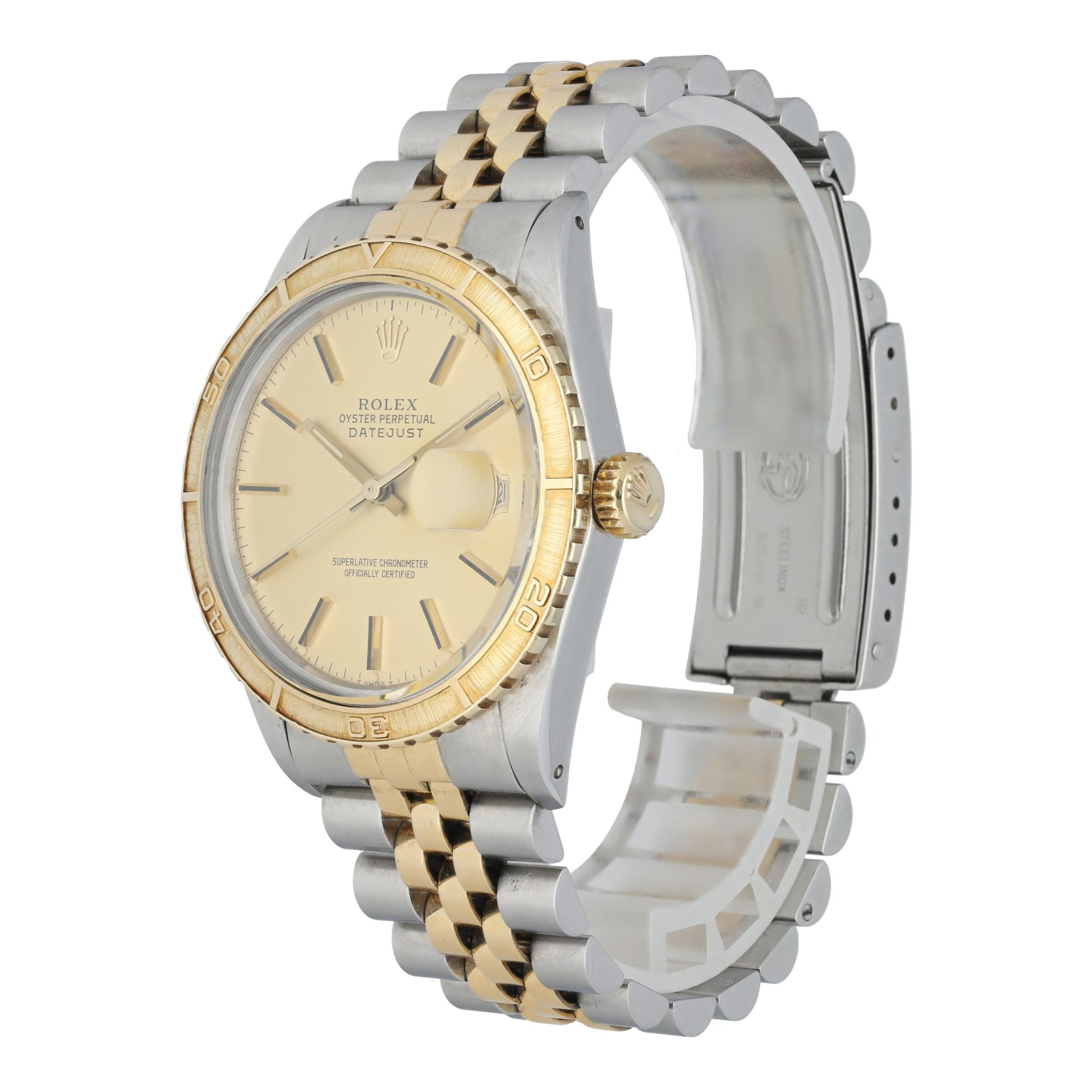 Rolex datejust 16253 Turn-O-Graph Mens Watch Box Papers