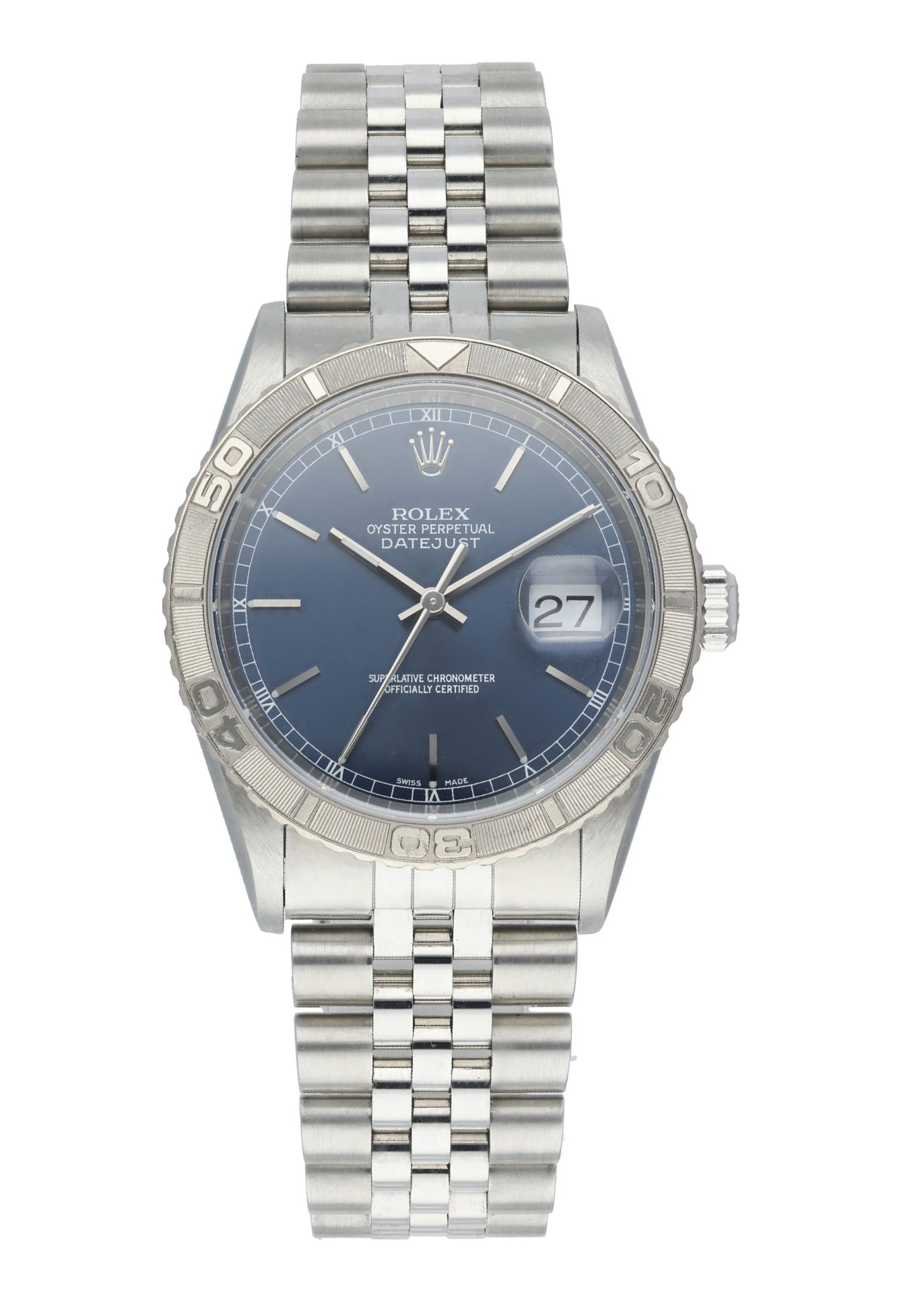 Rolex Datejust Turn-O-Graph 16264 Mens Watch
