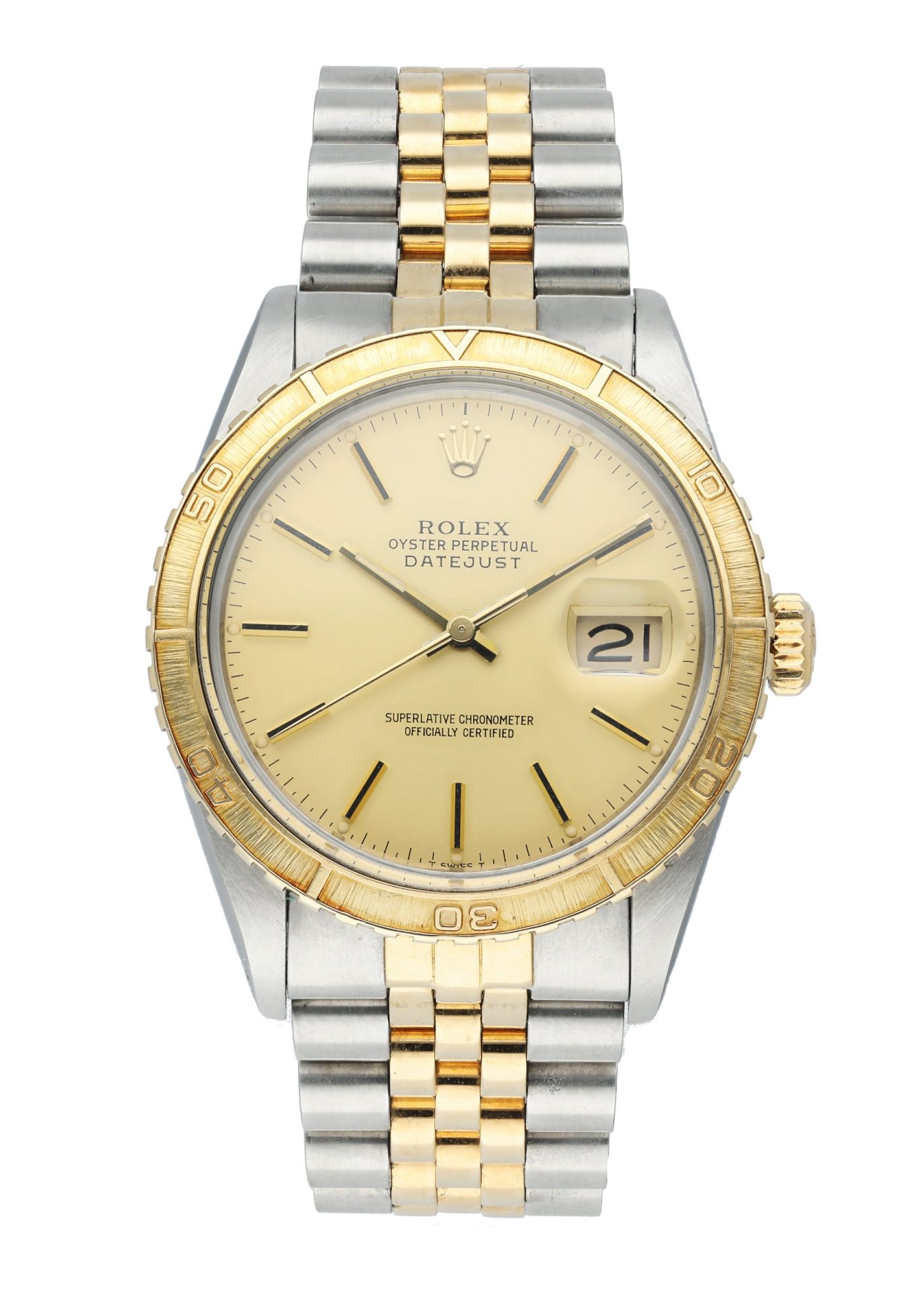 Rolex datejust 16253 Turn-O-Graph Mens Watch Box Papers