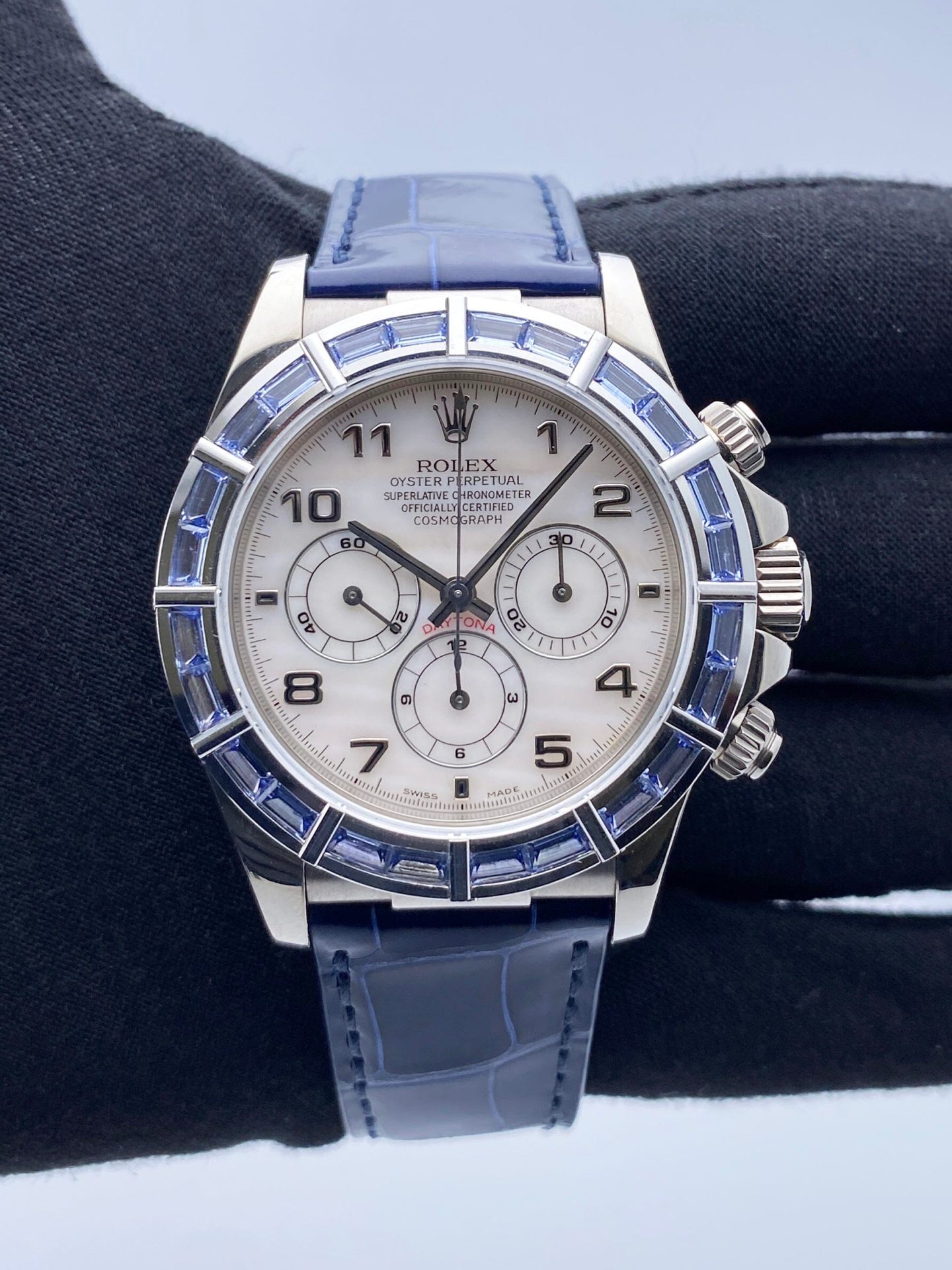 Rolex Daytona 16589 SACI White Gold Watch