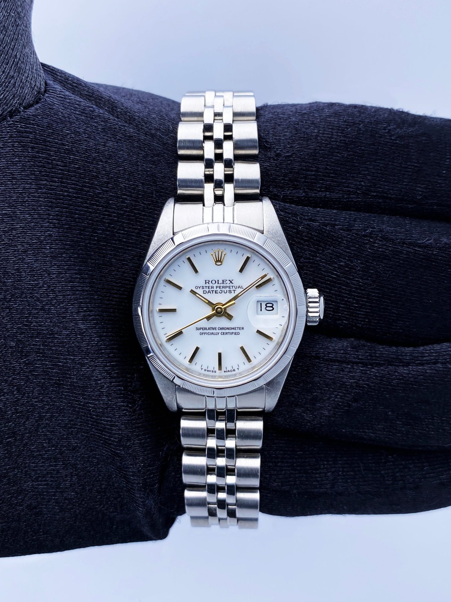 Rolex Datejust 69190 White Dial Ladies Watch