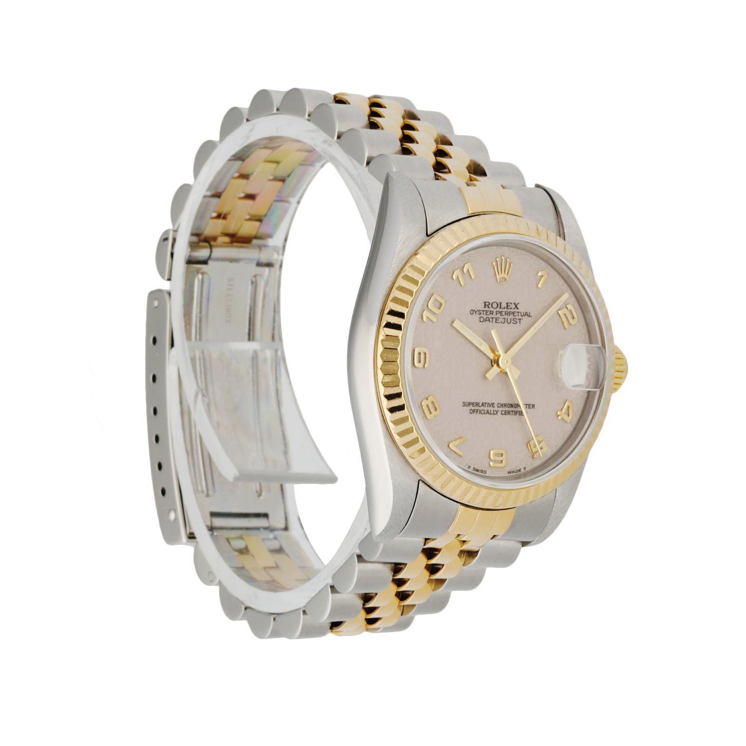 Rolex Datejust 68273 Midsize Anniversary Dial  With Papers