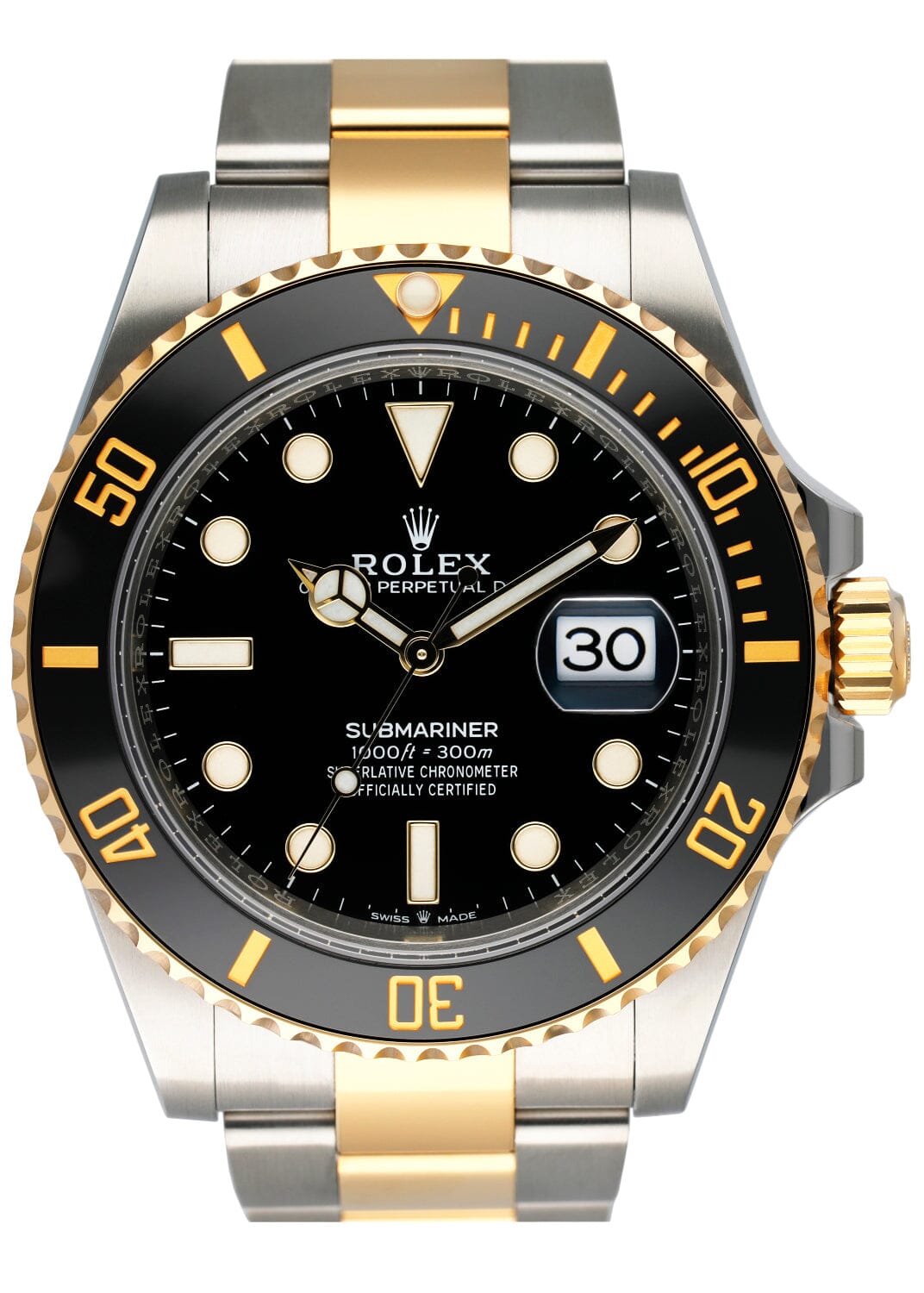 Rolex Submariner 126613LN Black Dial Two-Tone Mens Watch