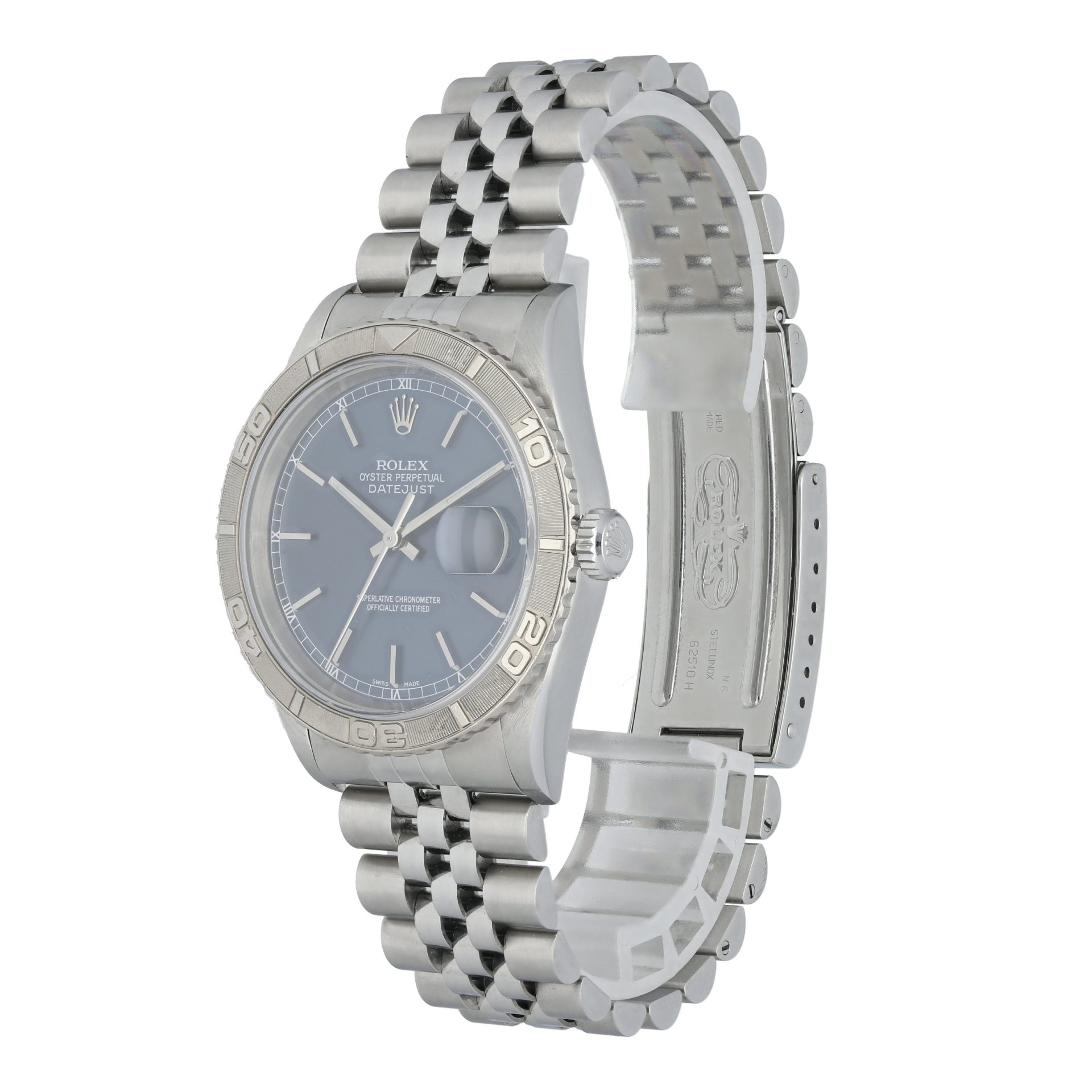 Rolex Datejust Turn-O-Graph 16264 Mens Watch
