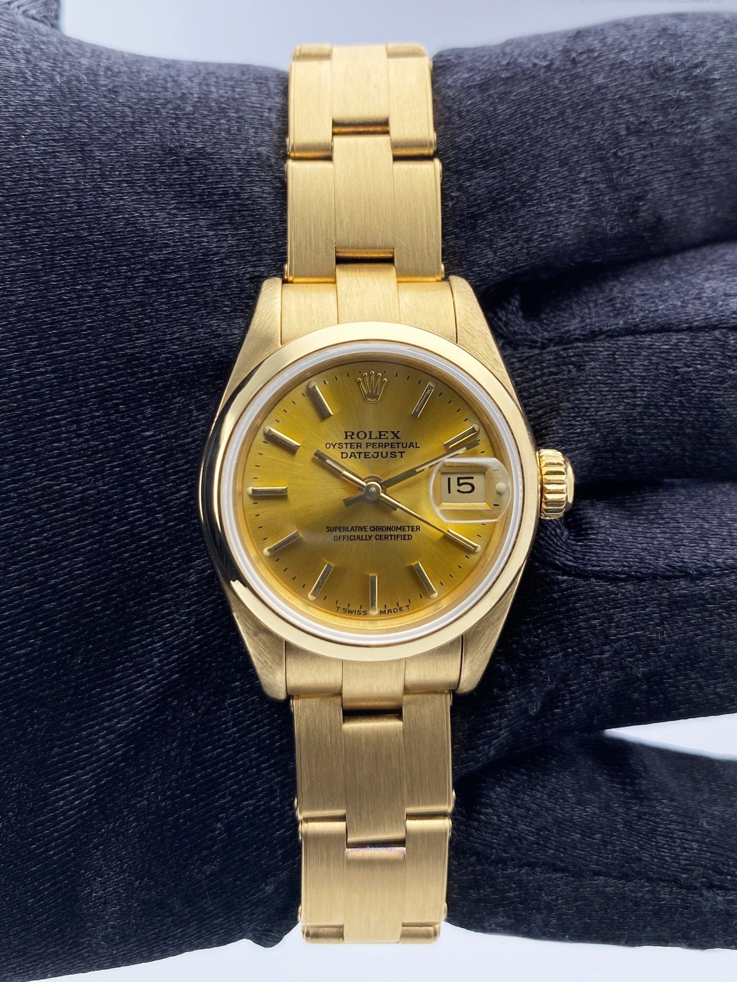 Rolex Datejust 69168 Champagne Dial Ladies Watch