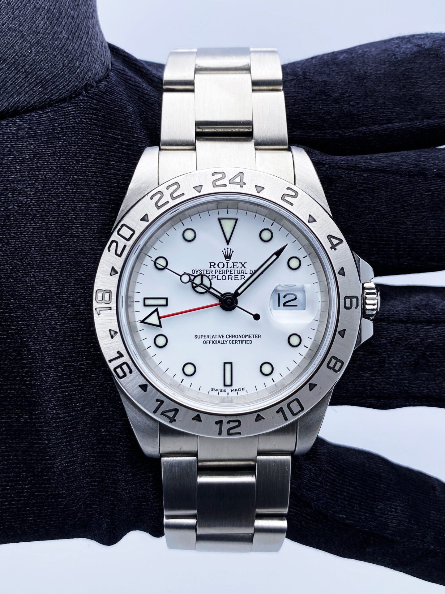 Rolex Explorer II 16570 White Dial Mens Watch