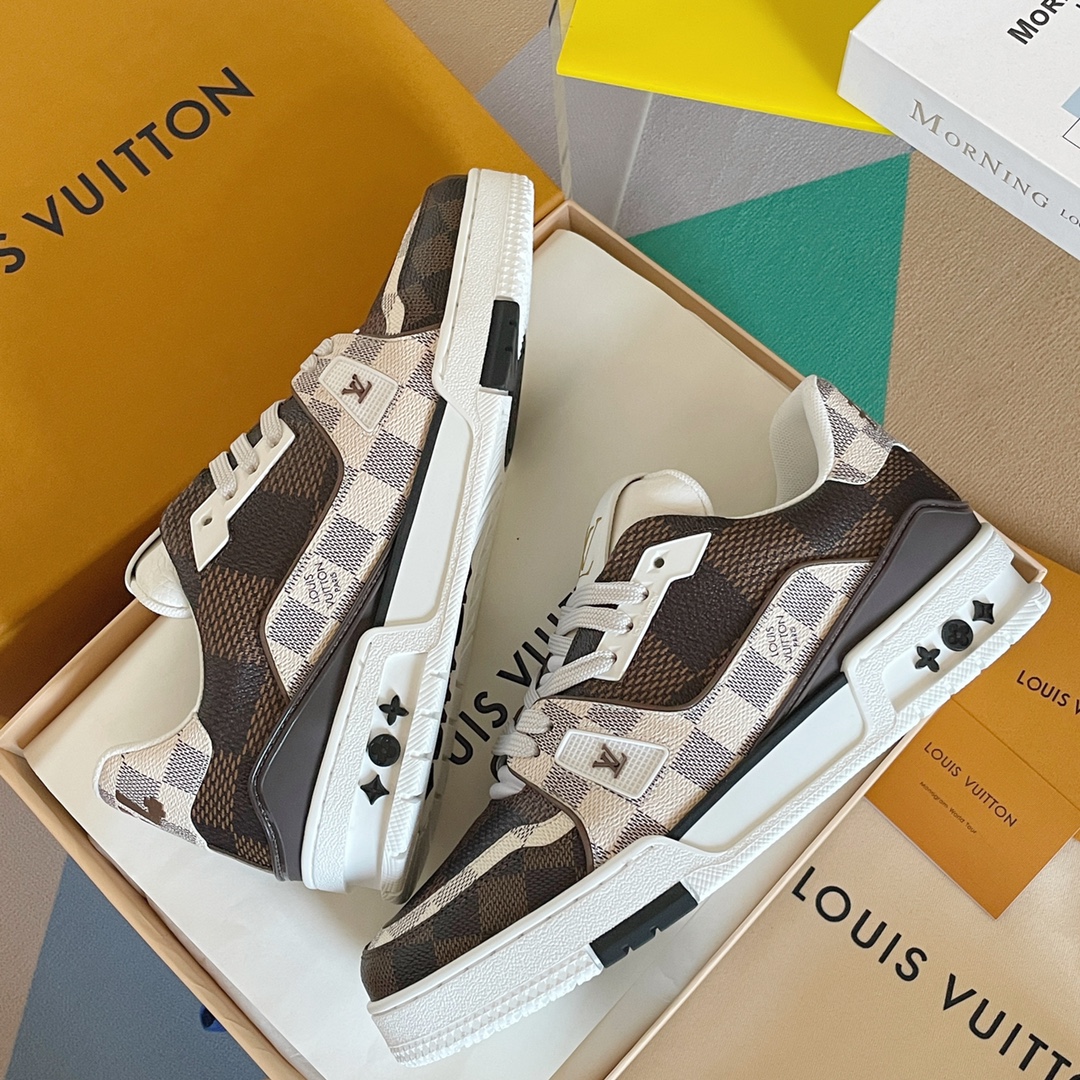 Louis trainer checkered sneaker
