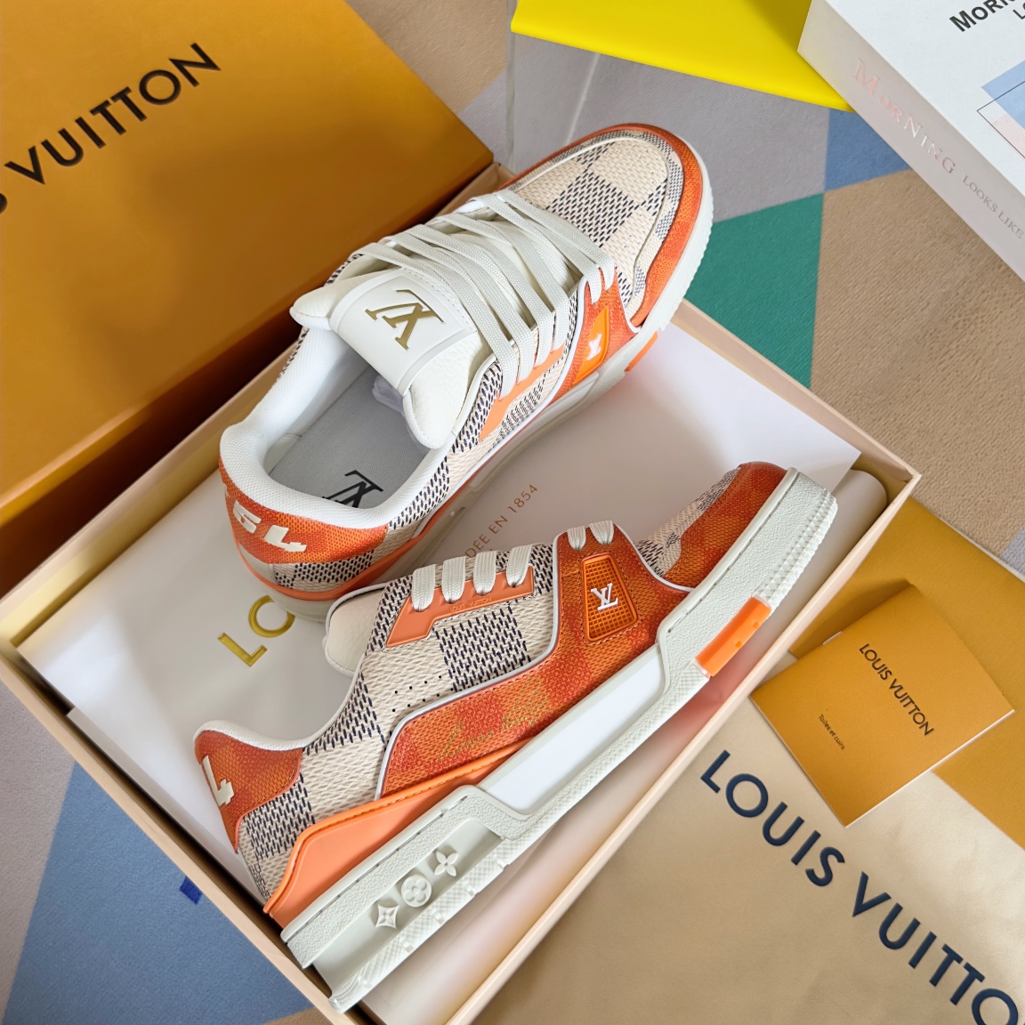 Louis trainer checkered sneaker