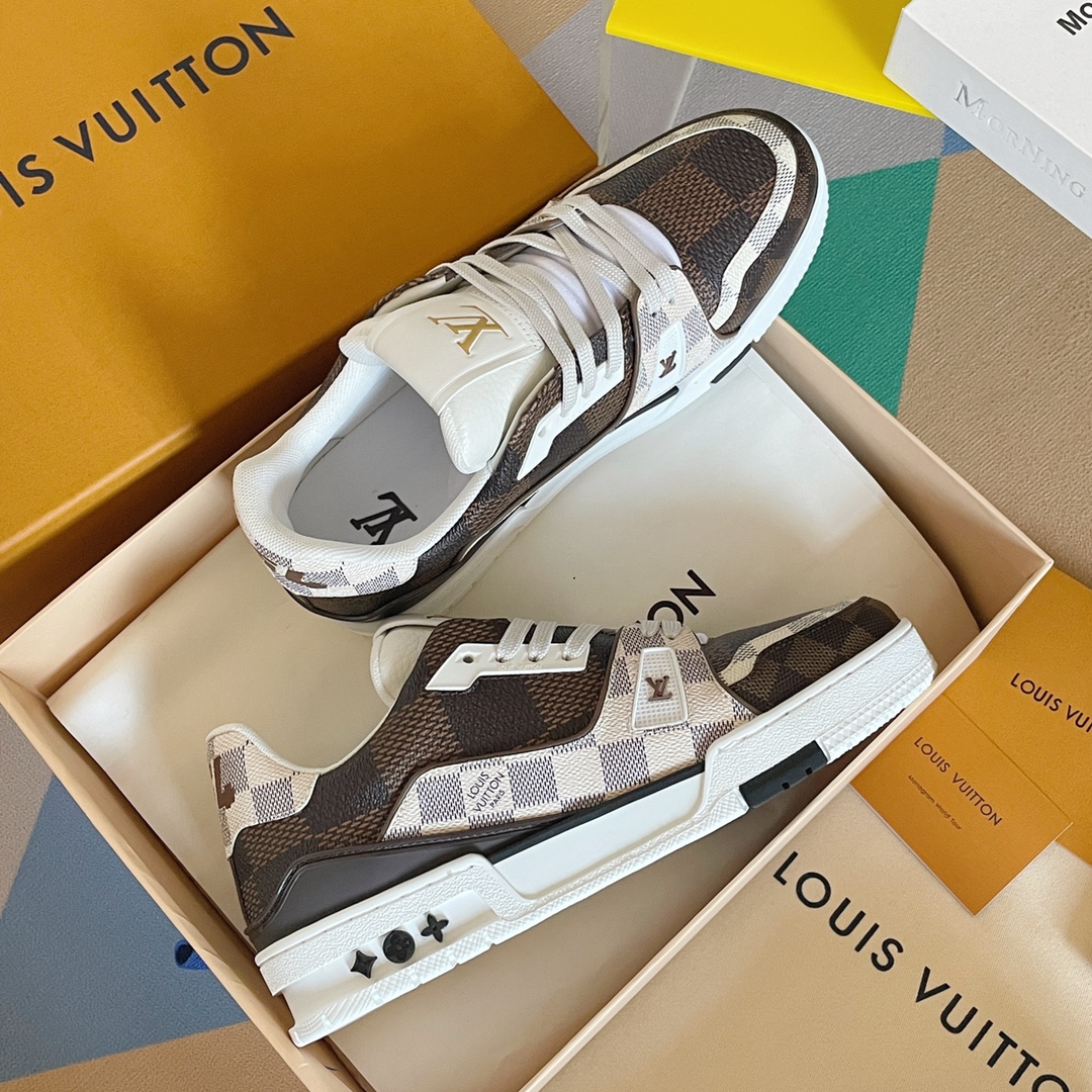 Louis trainer checkered sneaker