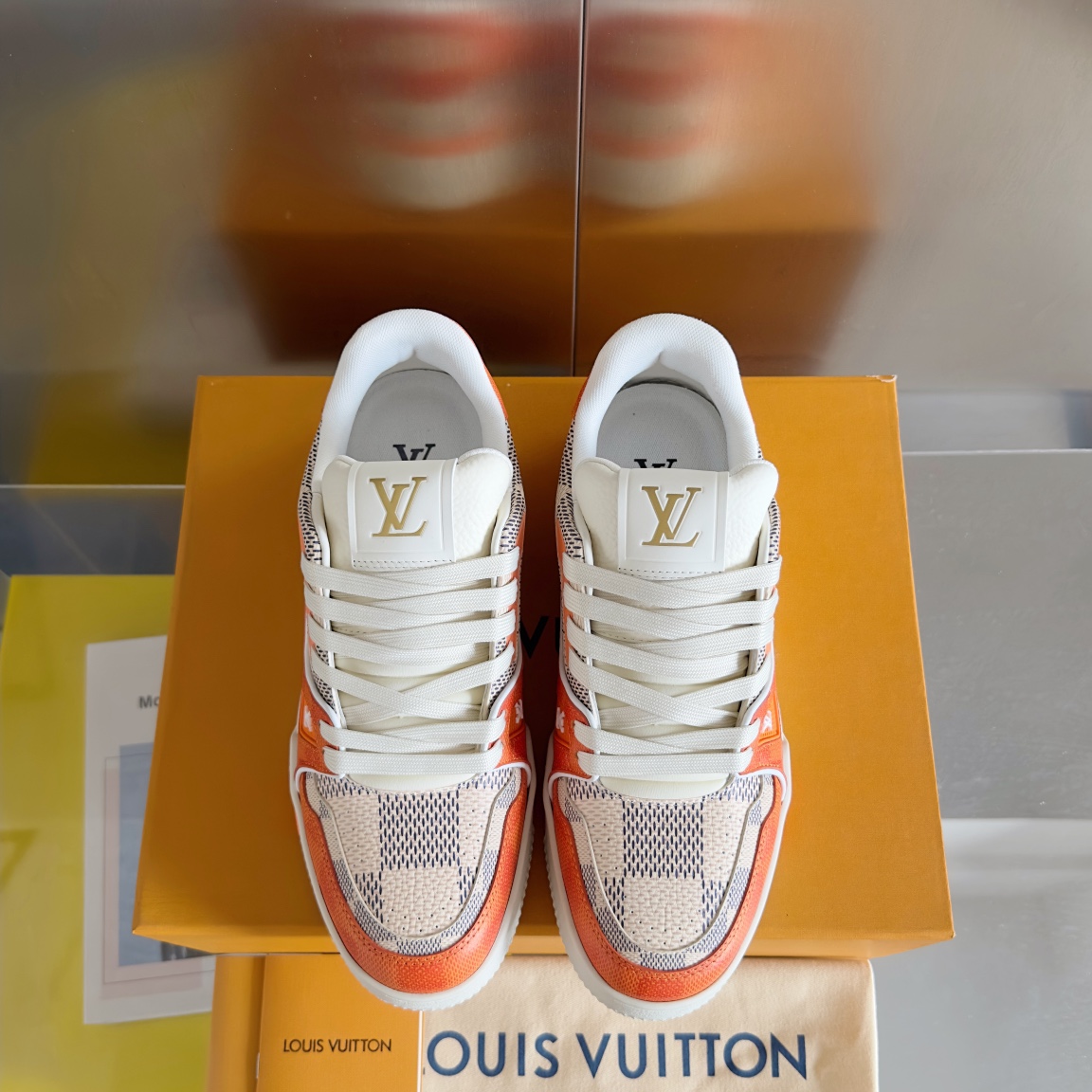Louis trainer checkered sneaker