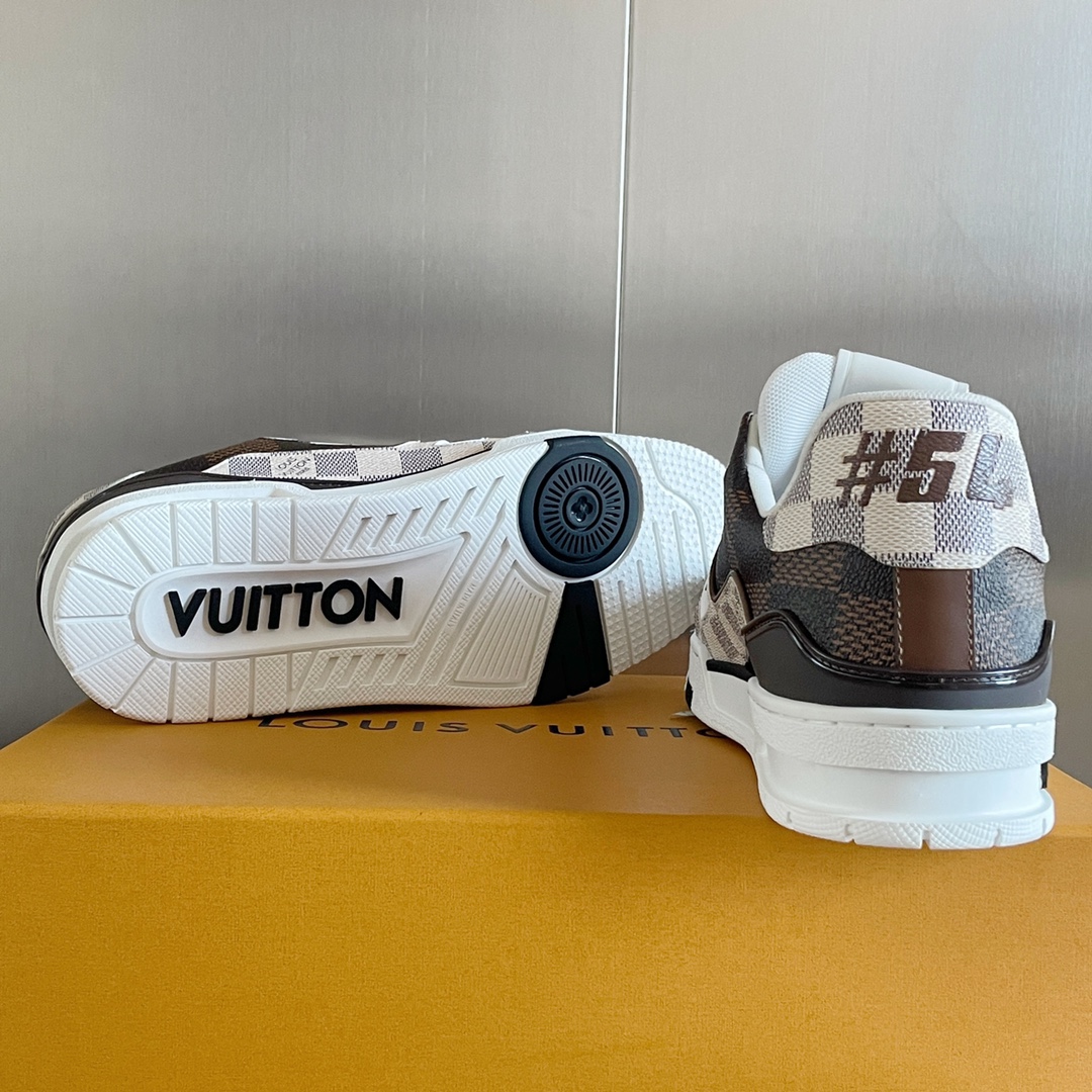Louis trainer checkered sneaker
